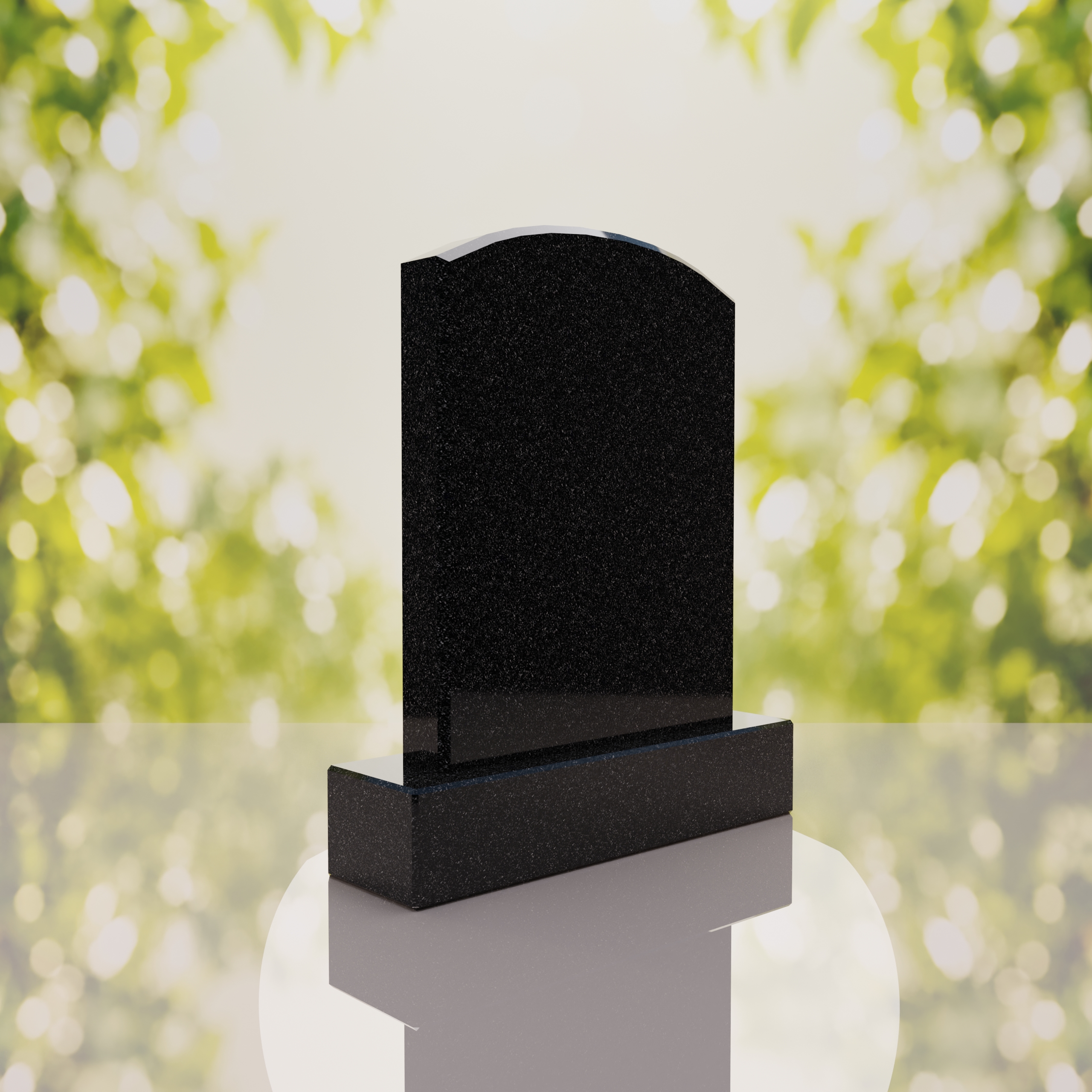 Round Top Upright Headstone thumbnail 10