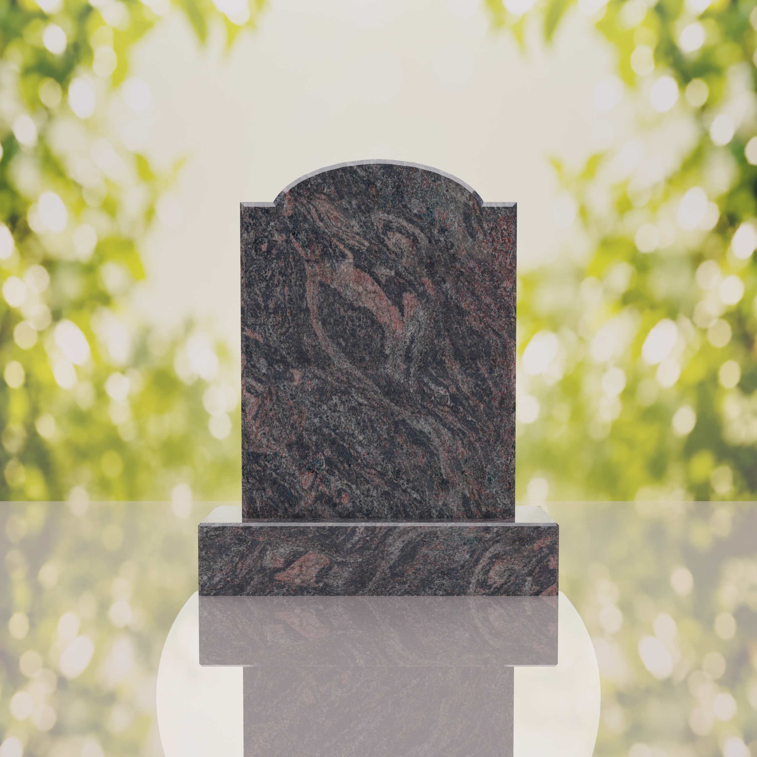 Classic Arch Upright Headstone thumbnail 6