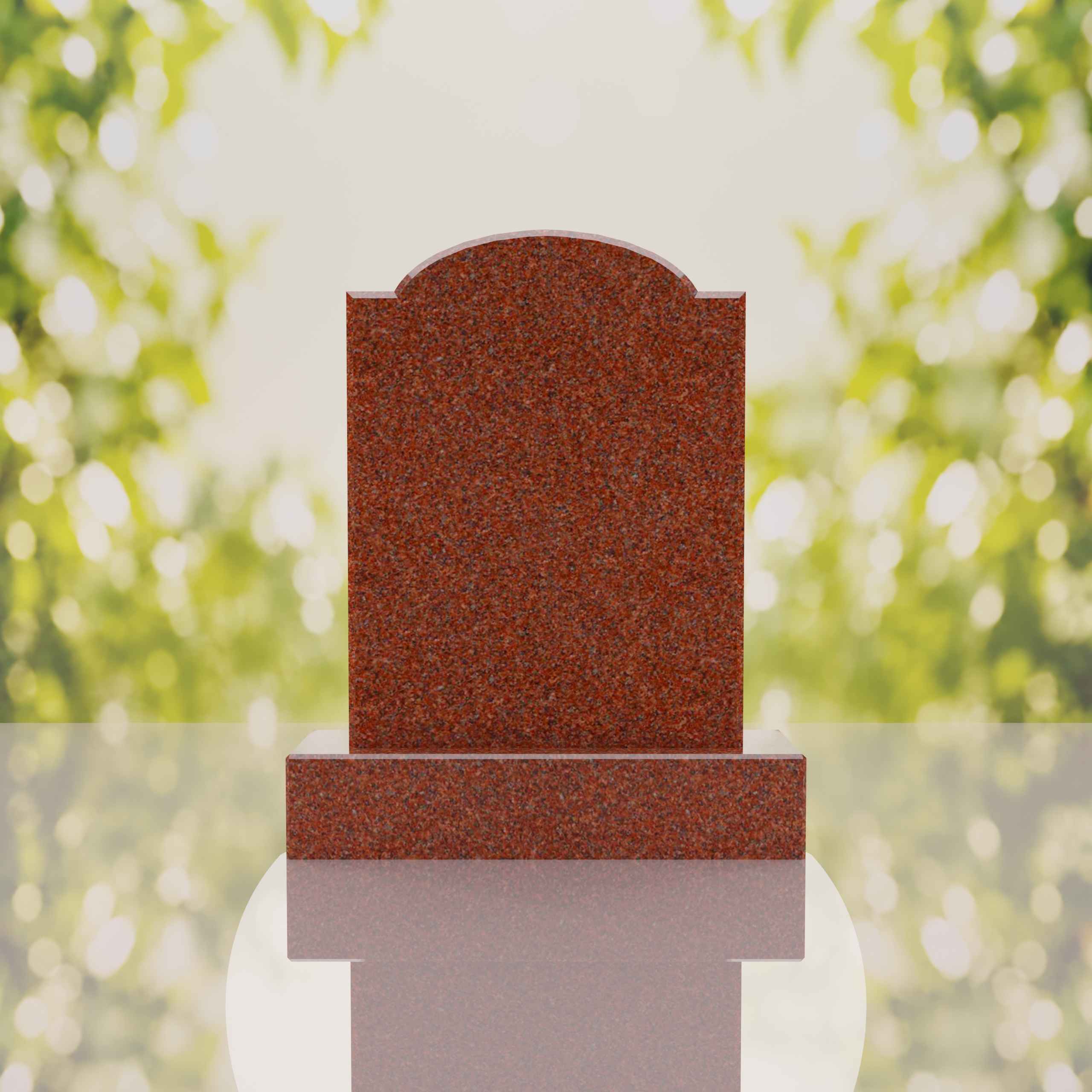 Classic Arch Upright Headstone thumbnail 3