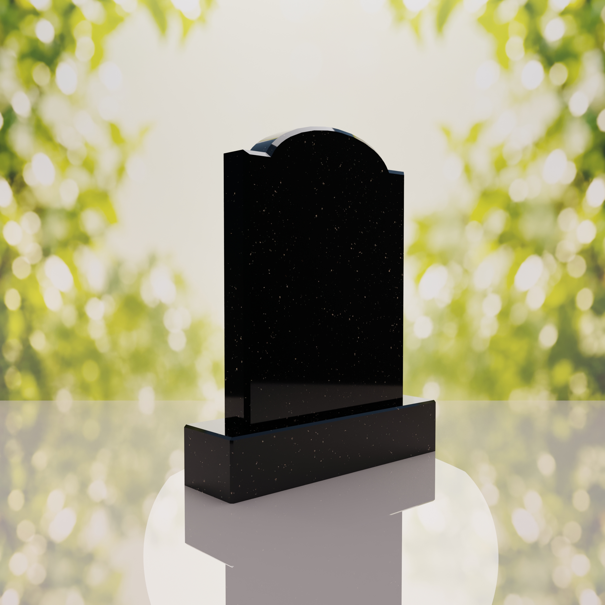 Classic Arch Upright Headstone thumbnail 14