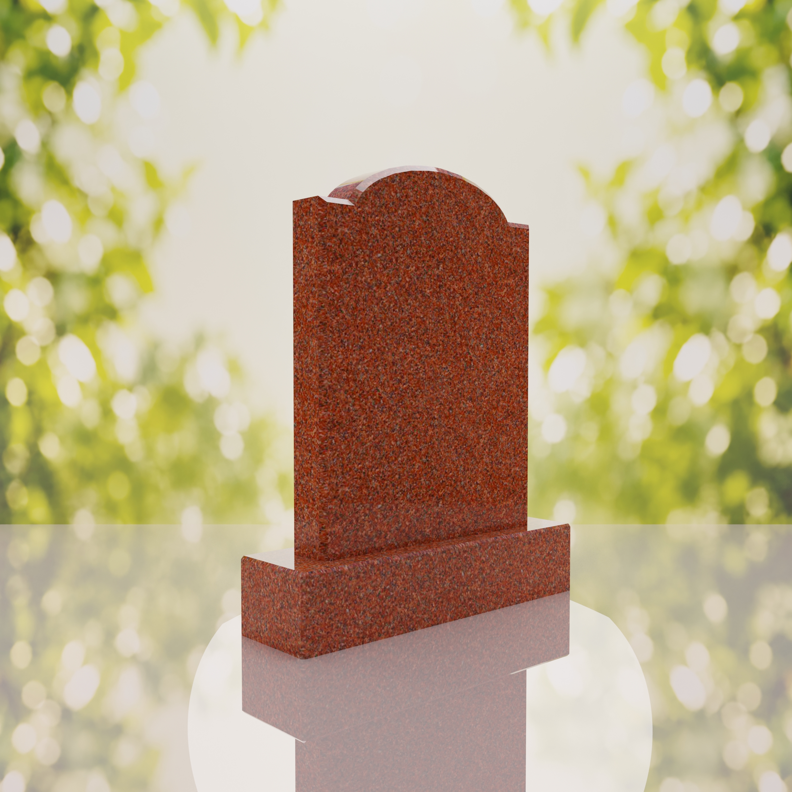 Classic Arch Upright Headstone thumbnail 2