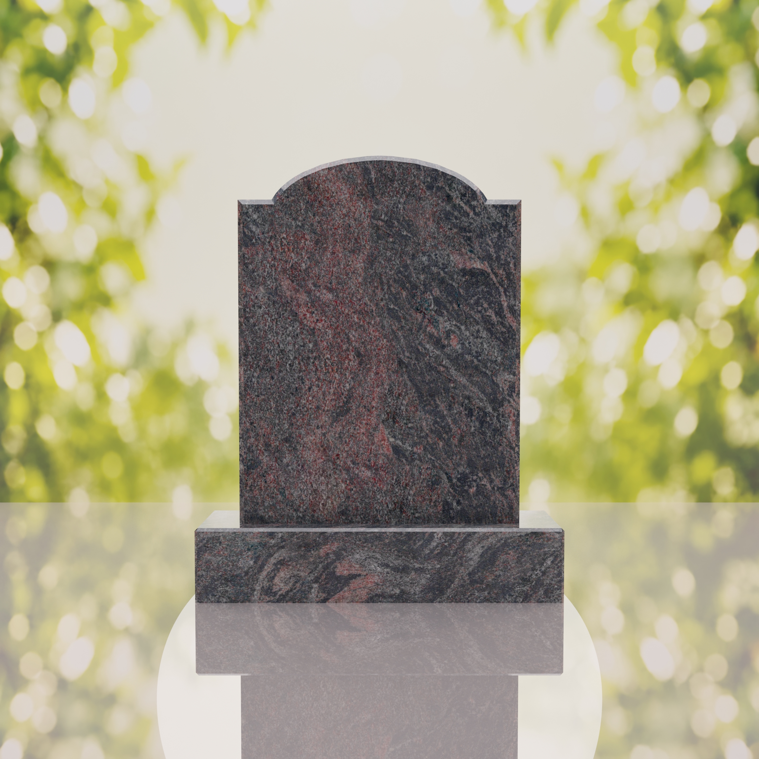 Classic Arch Upright Headstone thumbnail 7
