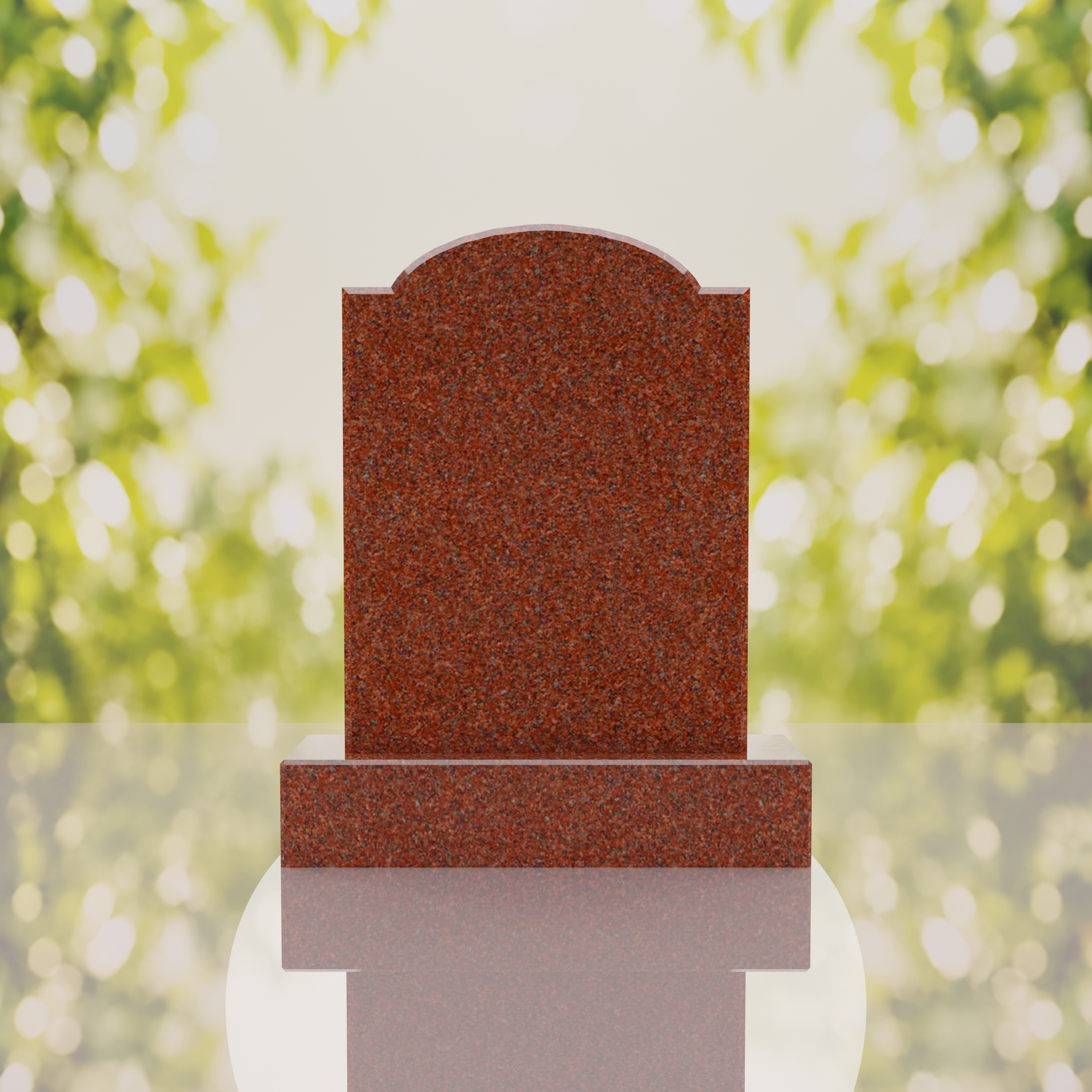 Classic Arch Upright Headstone thumbnail 4
