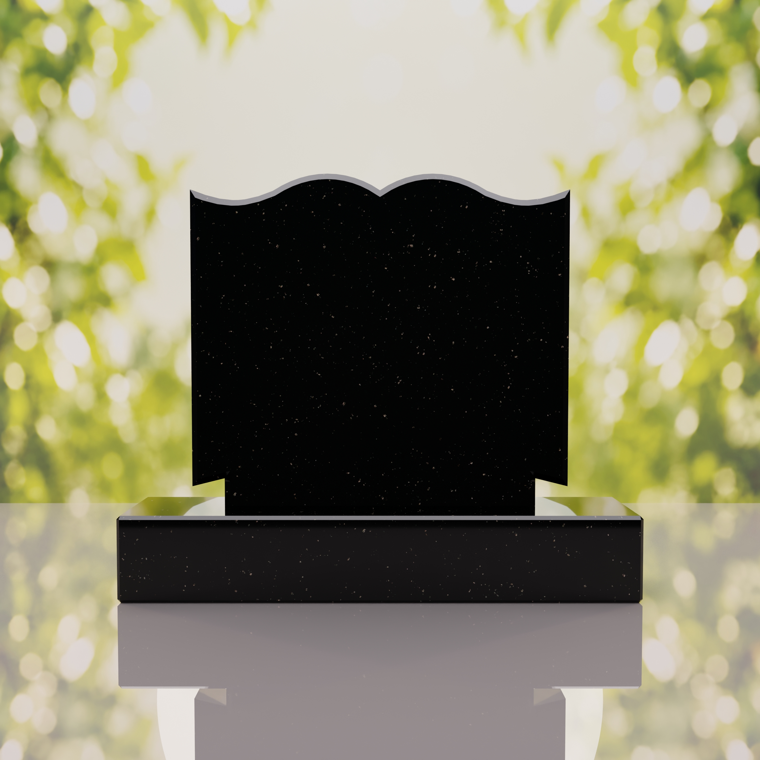 Companion Open Book Shape Granite Headstone thumbnail 5