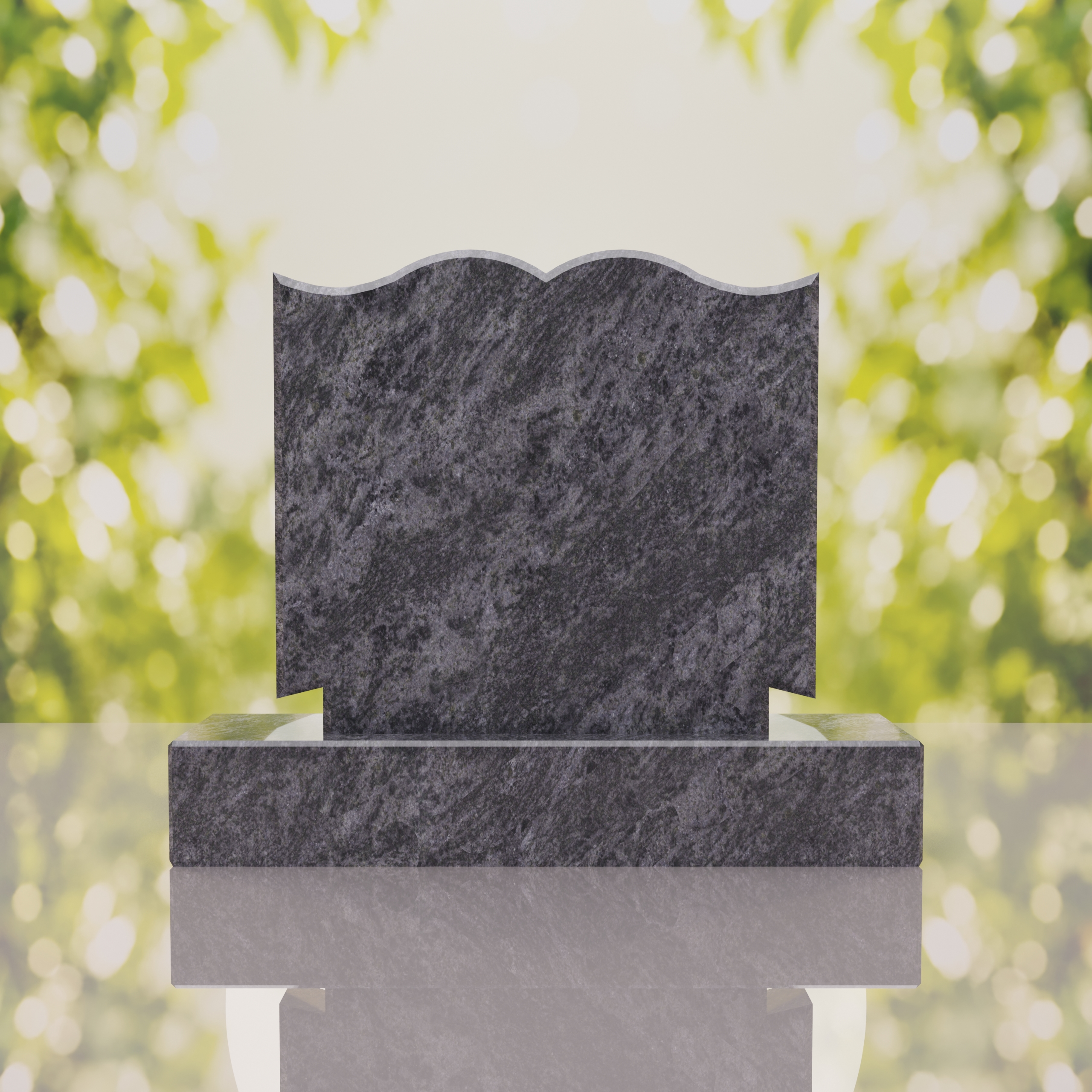 Companion Open Book Shape Granite Headstone thumbnail 3