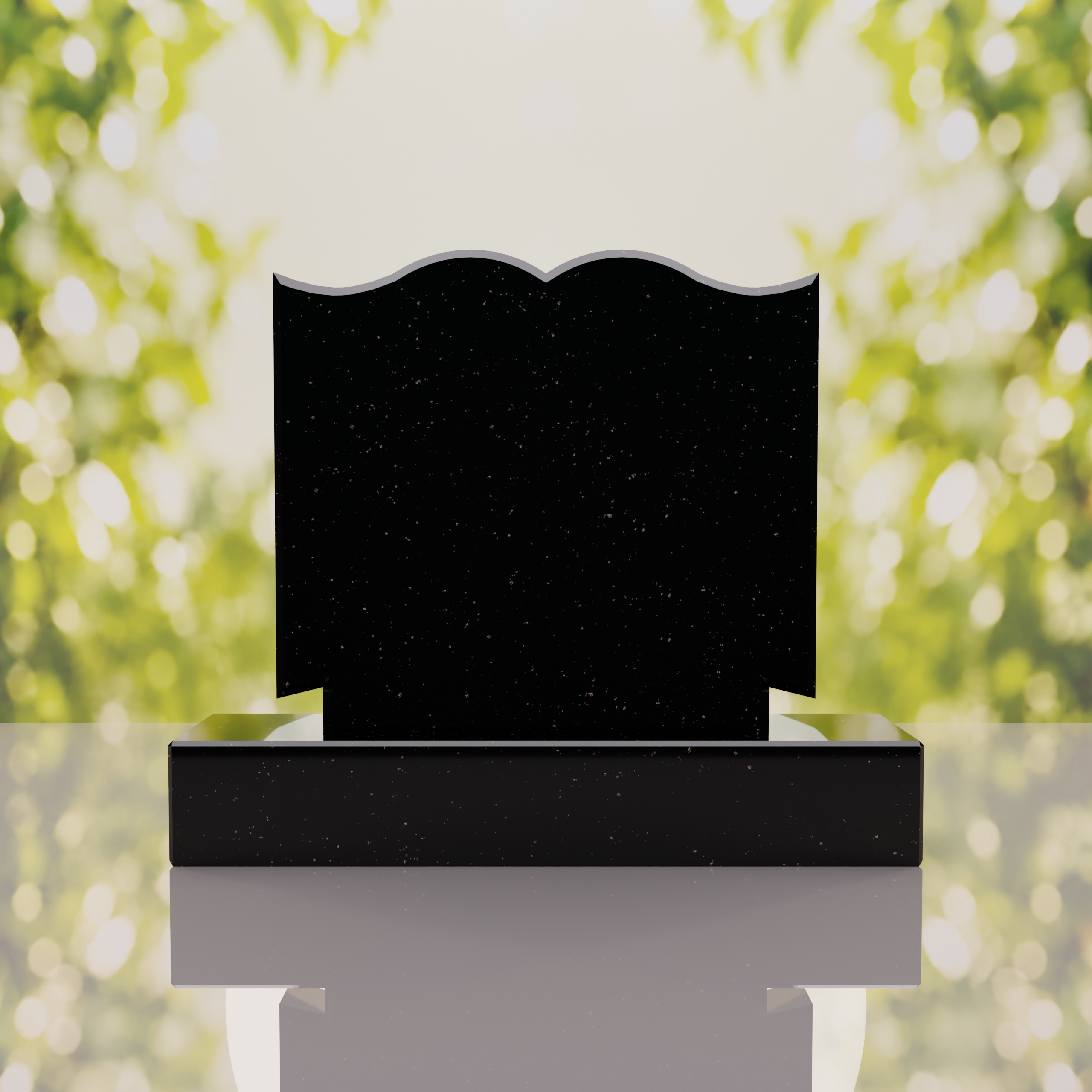 Companion Open Book Shape Granite Headstone thumbnail 6