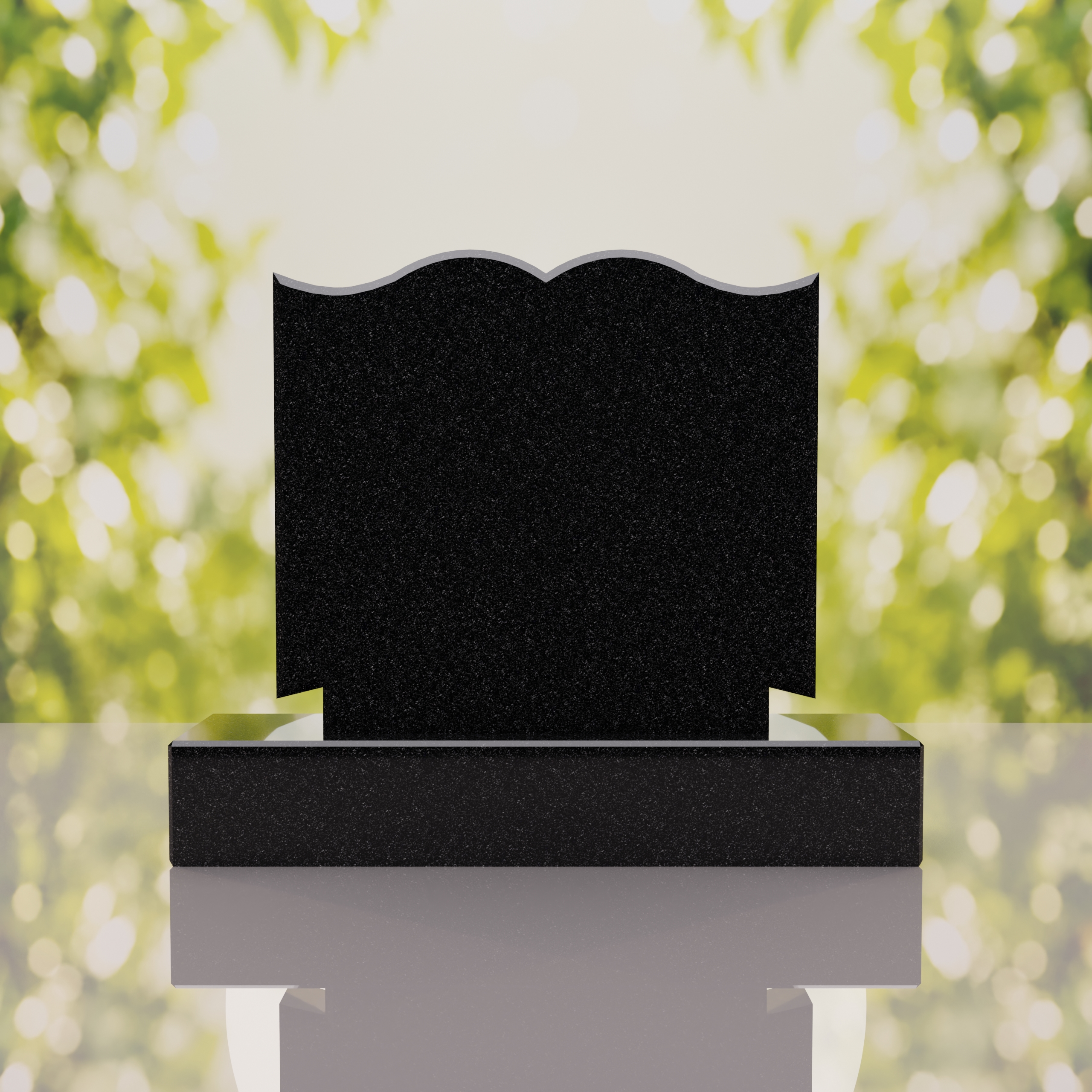 Companion Open Book Shape Granite Headstone thumbnail 12