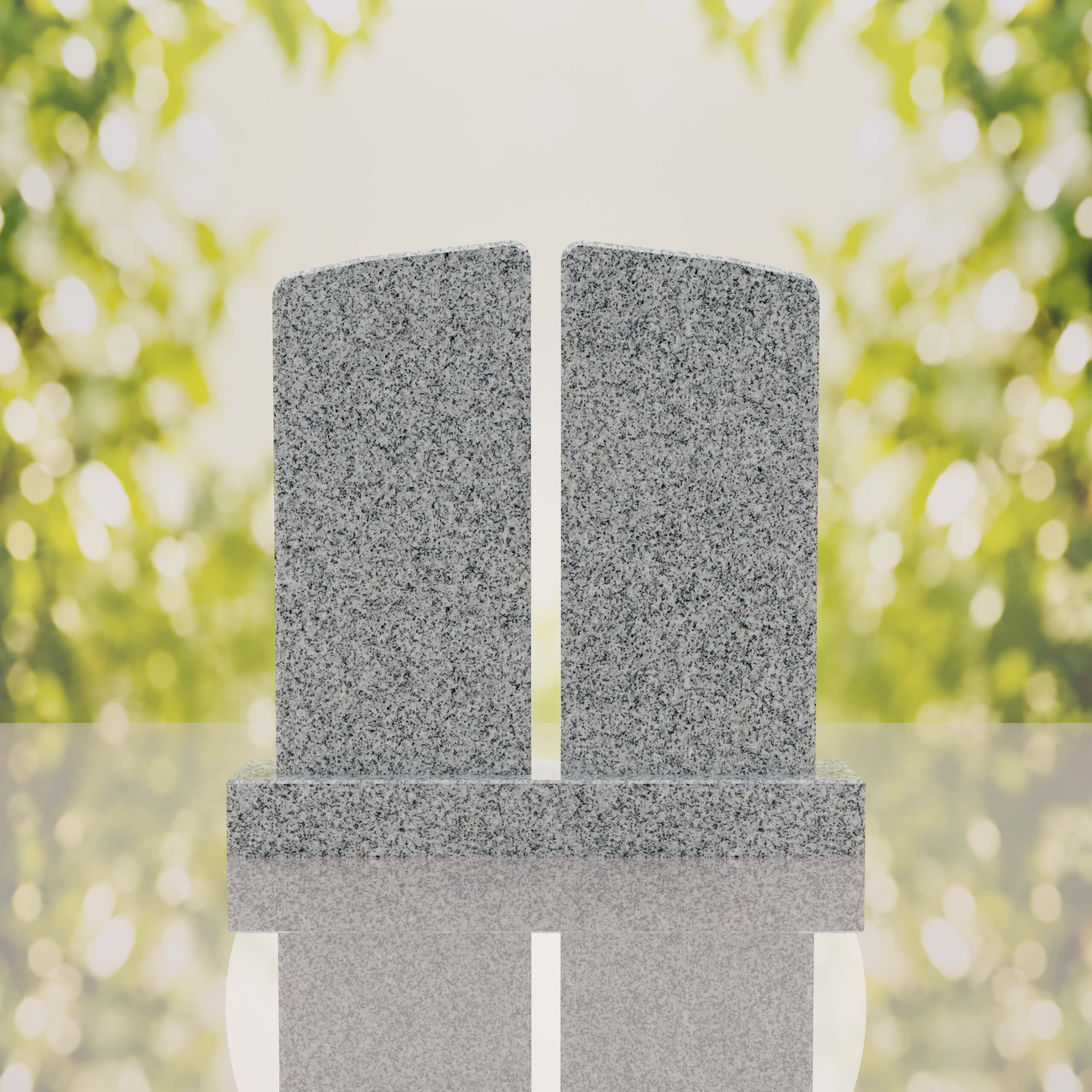 Companion Rounded Top Granite Headstone thumbnail 9