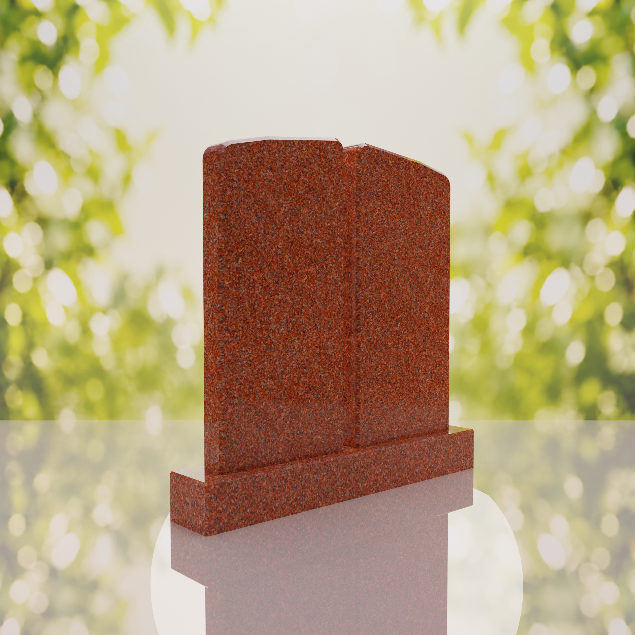Companion Rounded Top Granite Headstone thumbnail 13