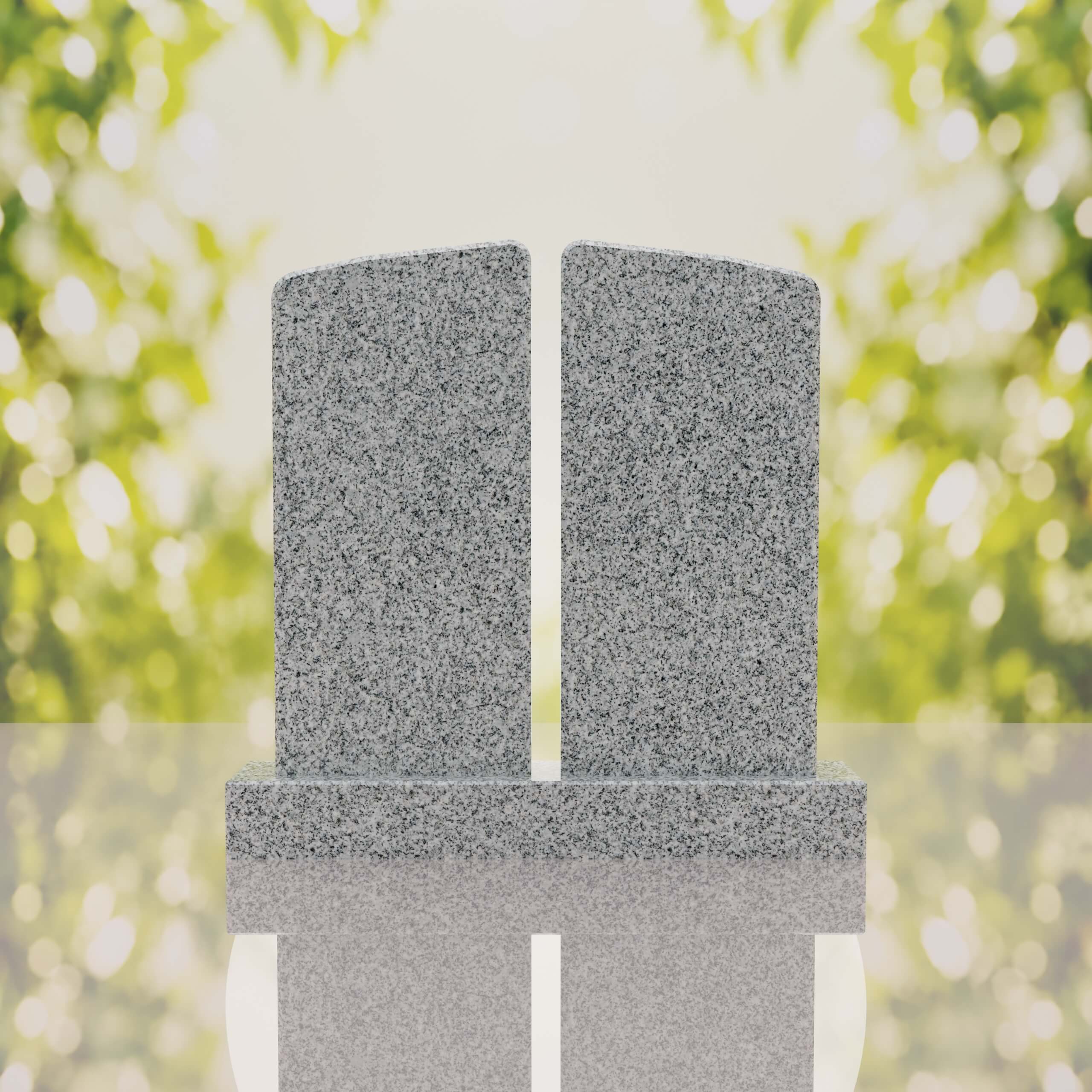 Companion Rounded Top Granite Headstone thumbnail 10