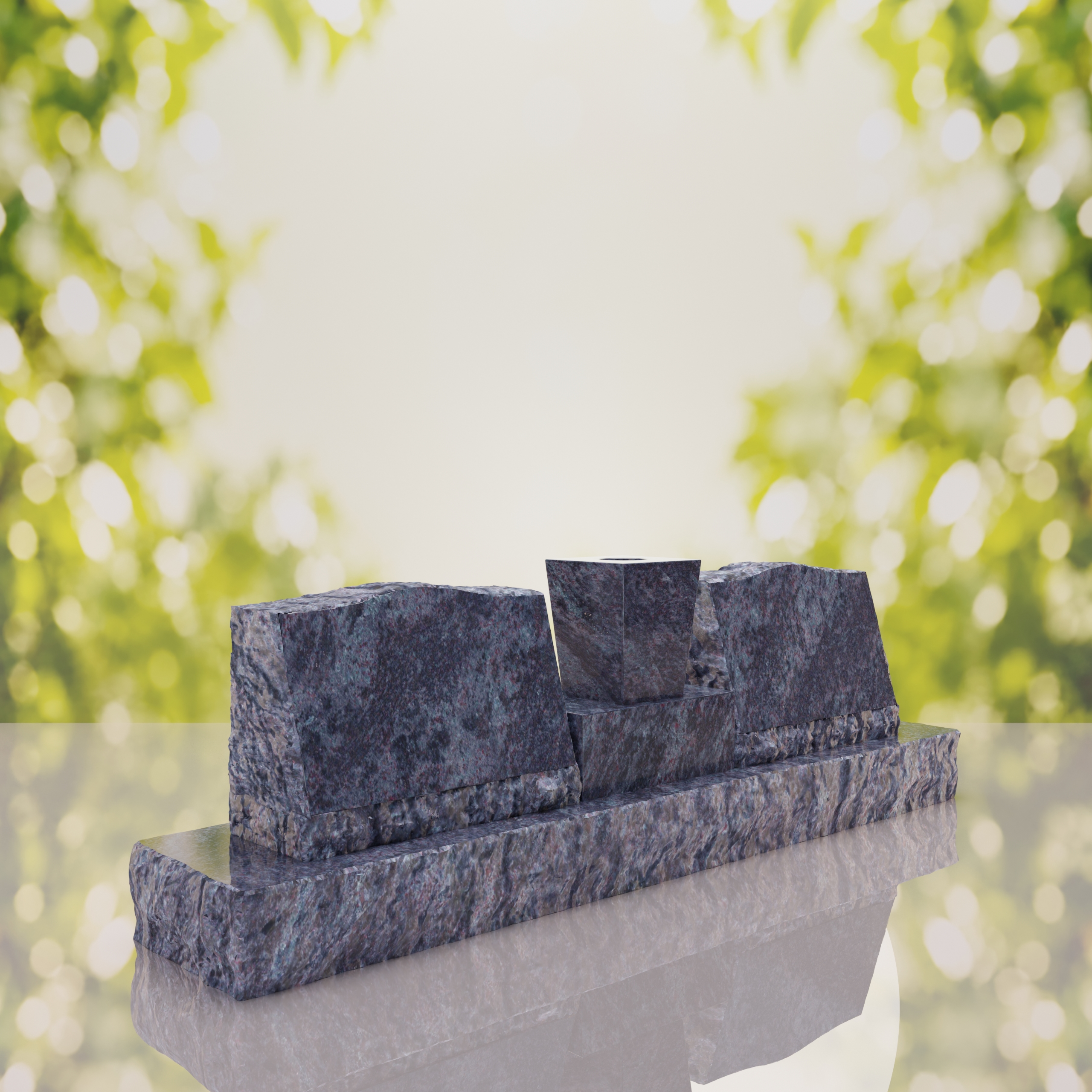 Slant Companion Headstone thumbnail 7