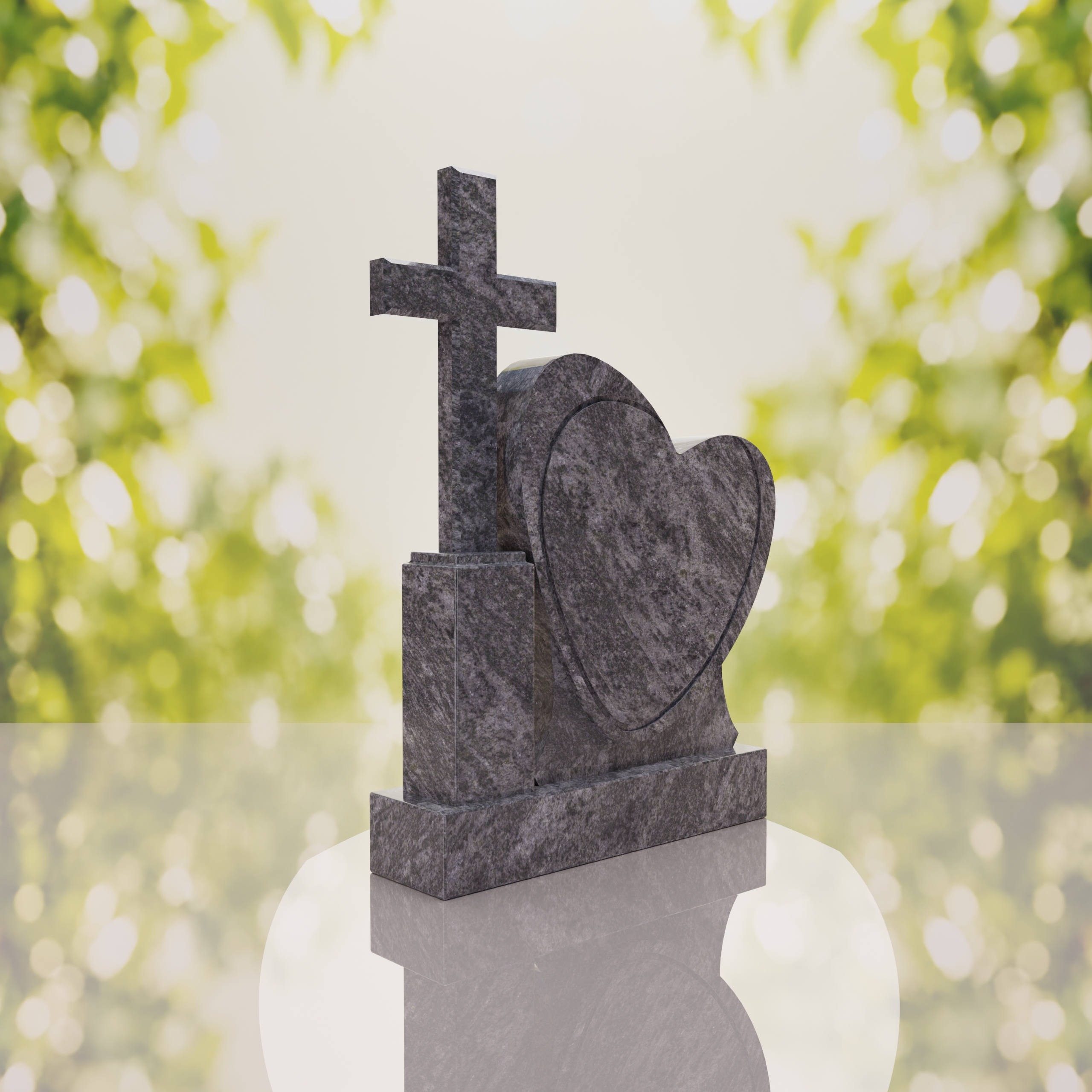 Comfort Heart & Cross Memorial Monument thumbnail 3