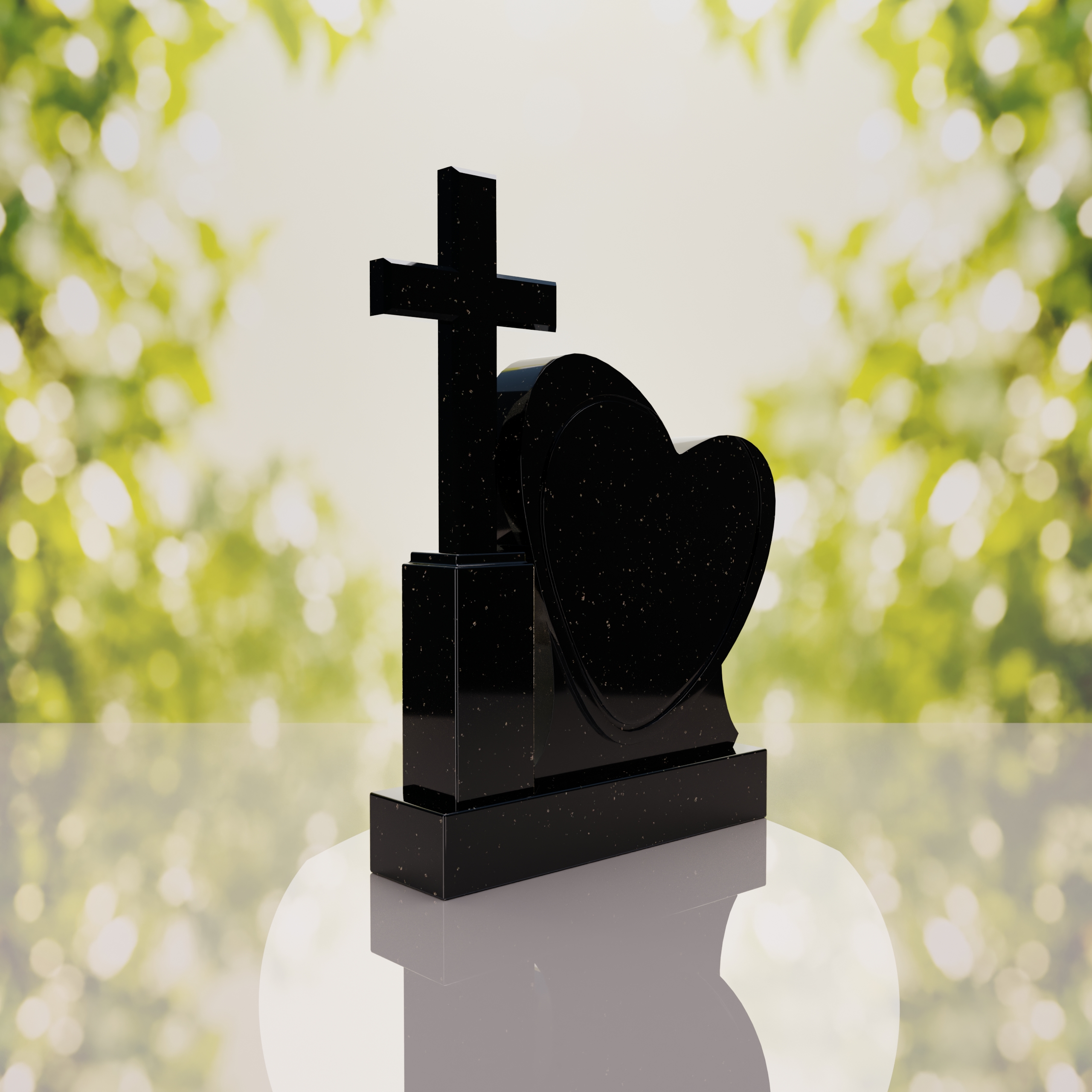 Comfort Heart & Cross Memorial Monument thumbnail 6