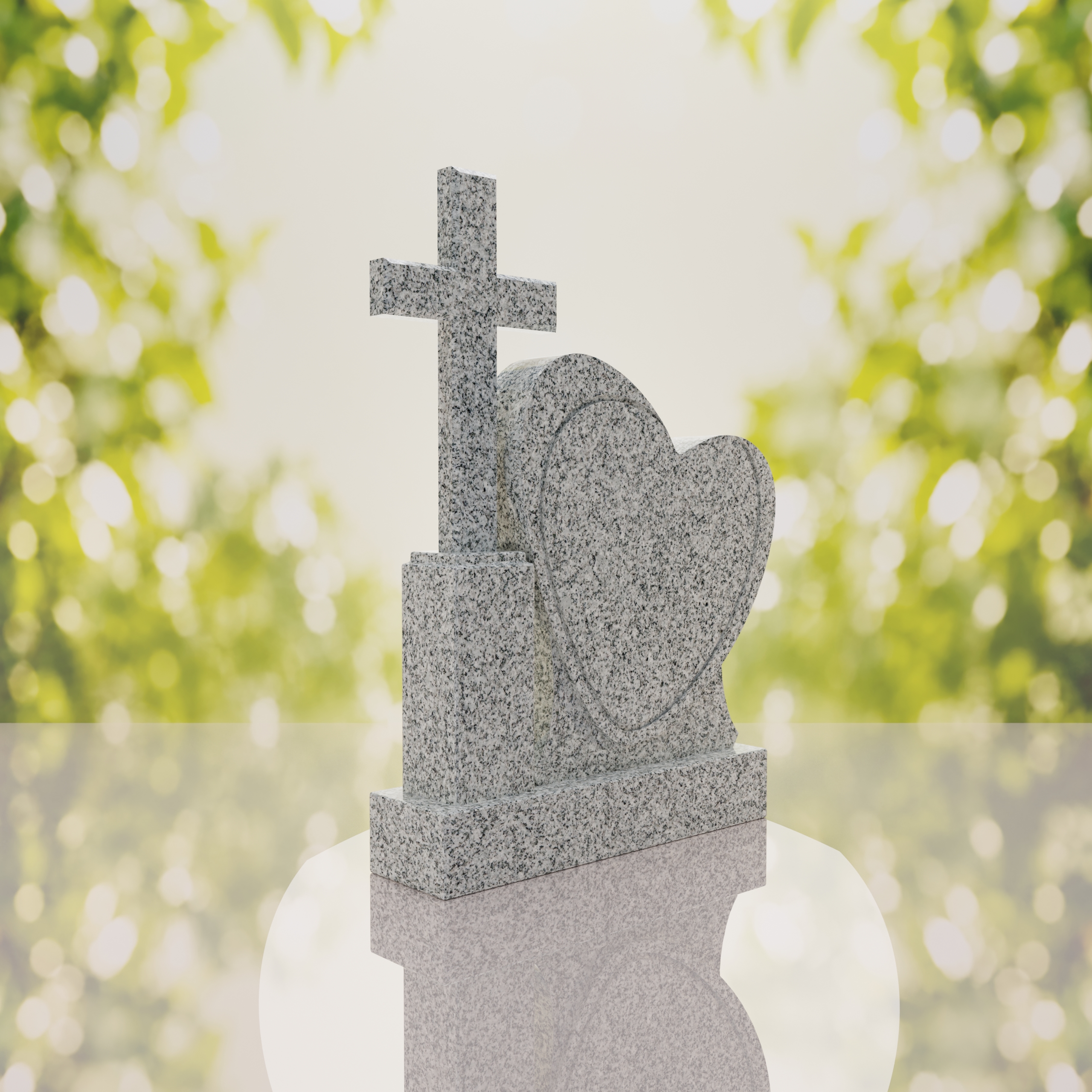 Comfort Heart & Cross Memorial Monument thumbnail 9