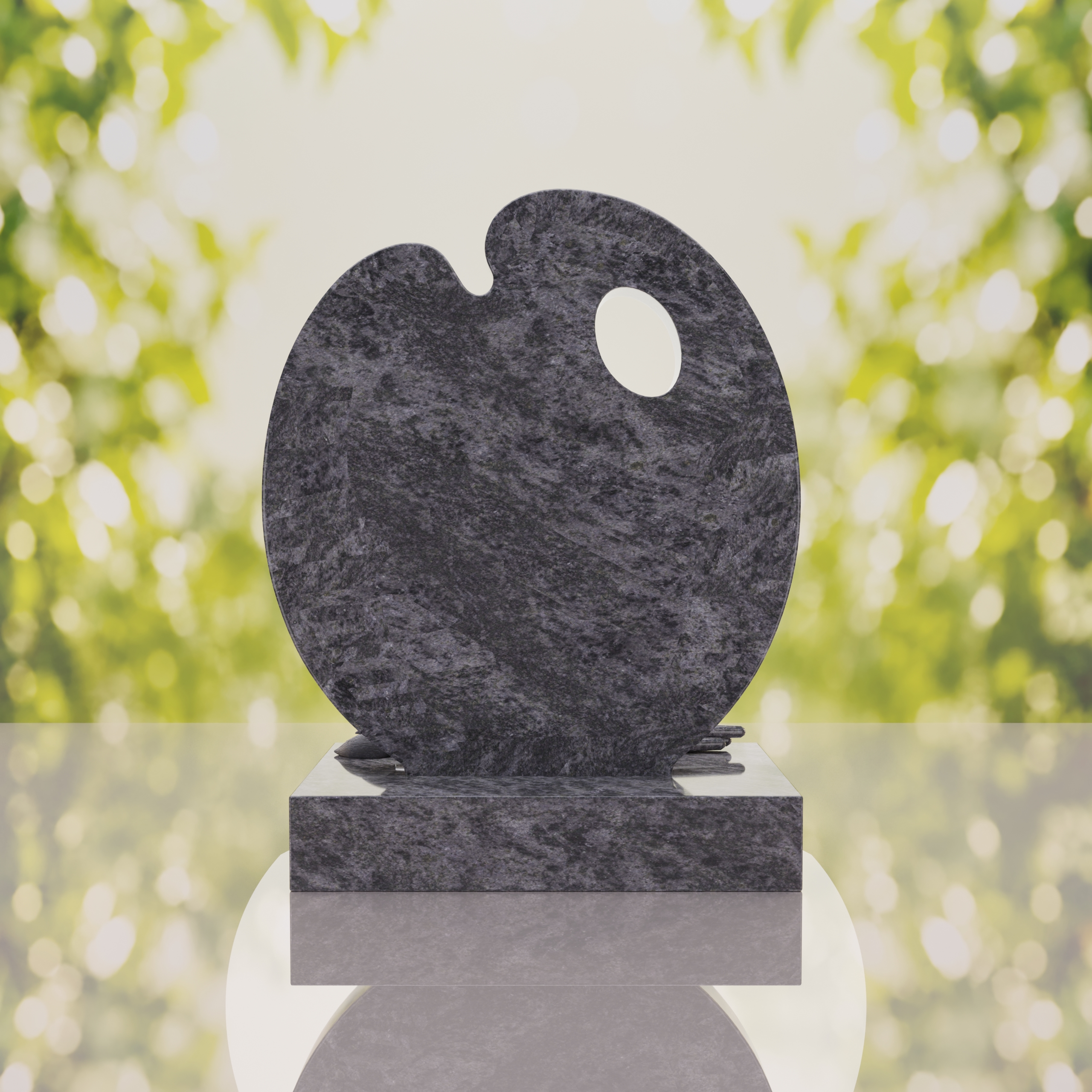 Artist’s Palette Granite Headstone thumbnail 12