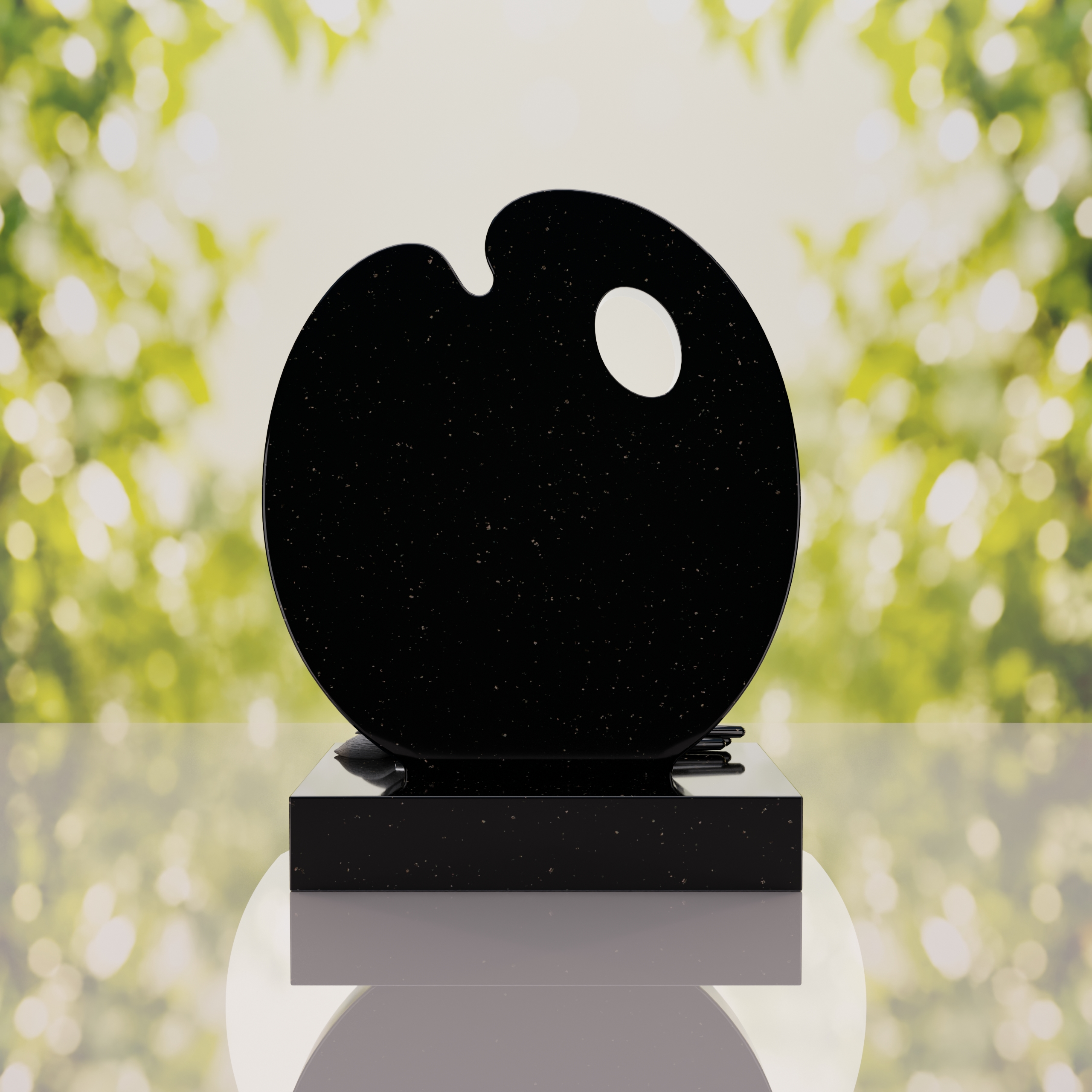 Artist’s Palette Granite Headstone thumbnail 15