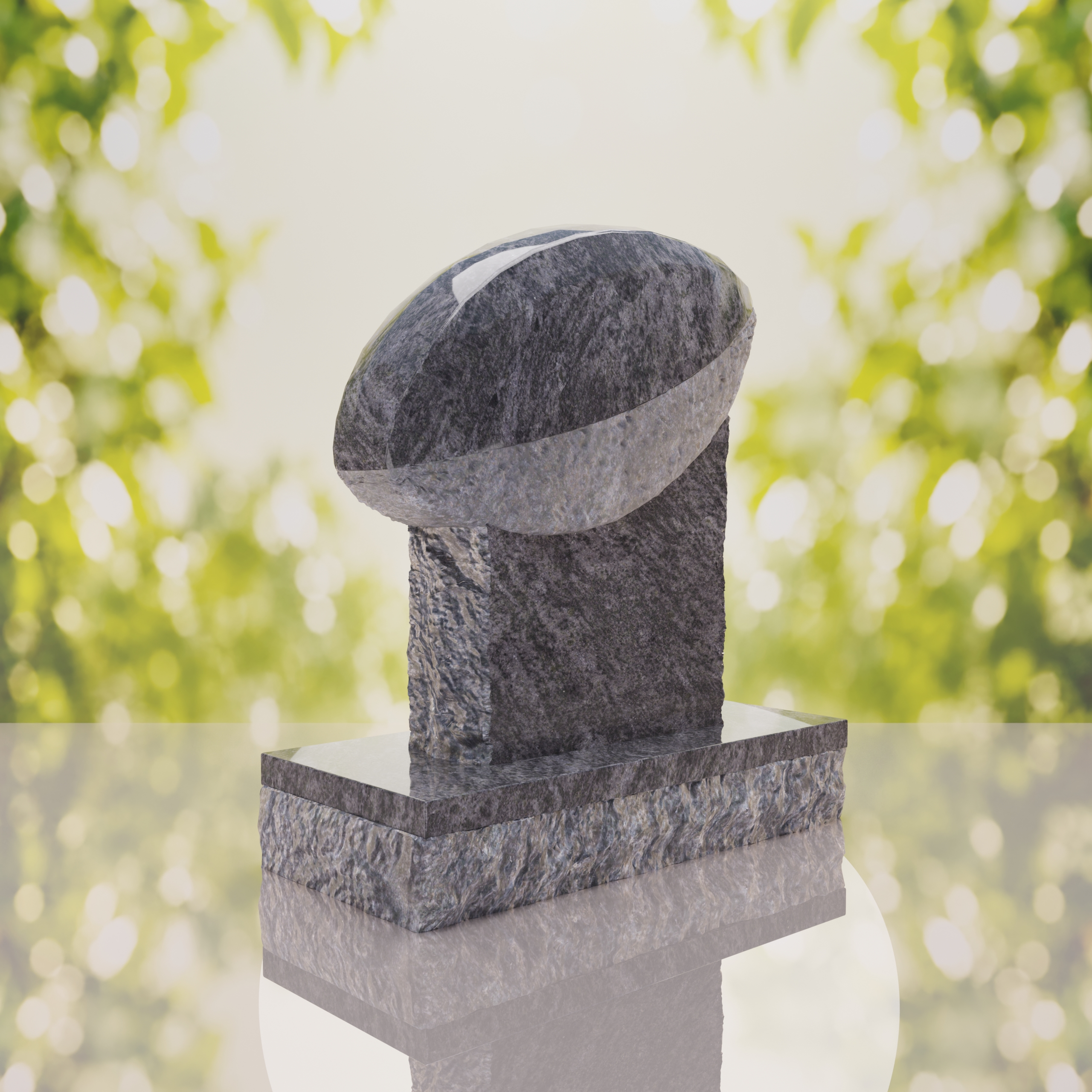 Rugby Ball Headstone thumbnail 2