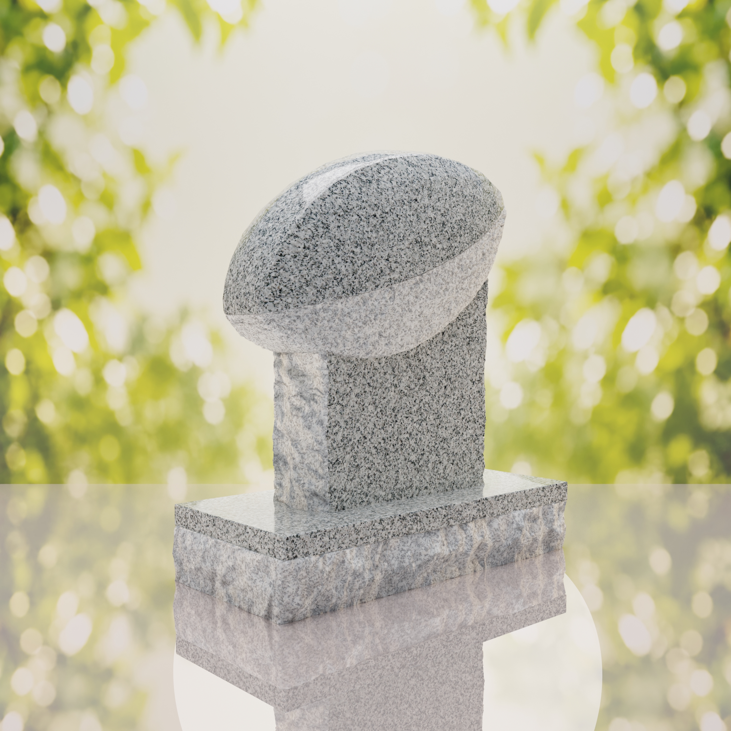 Rugby Ball Headstone thumbnail 7