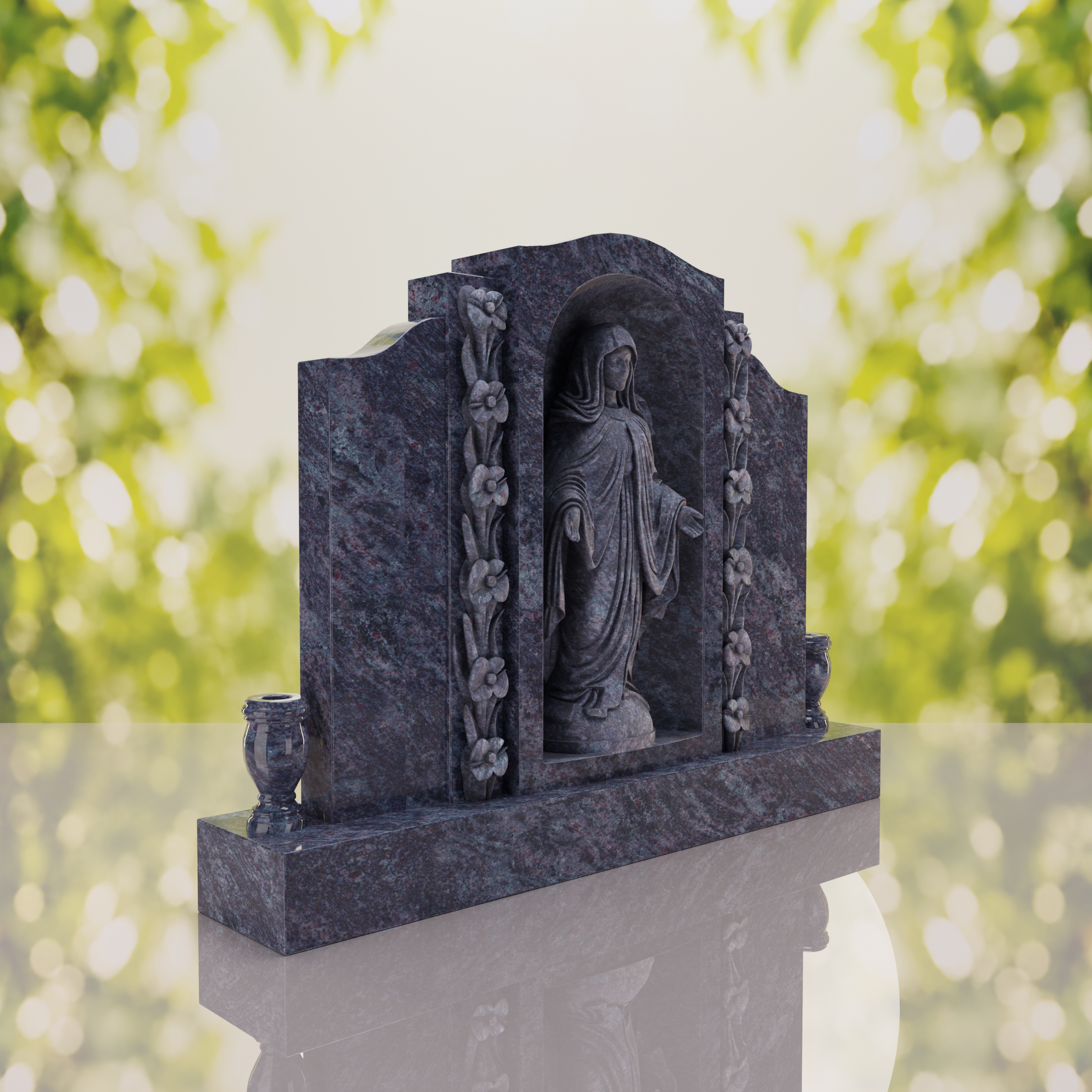 Companion Madonna Upright Headstone thumbnail 13