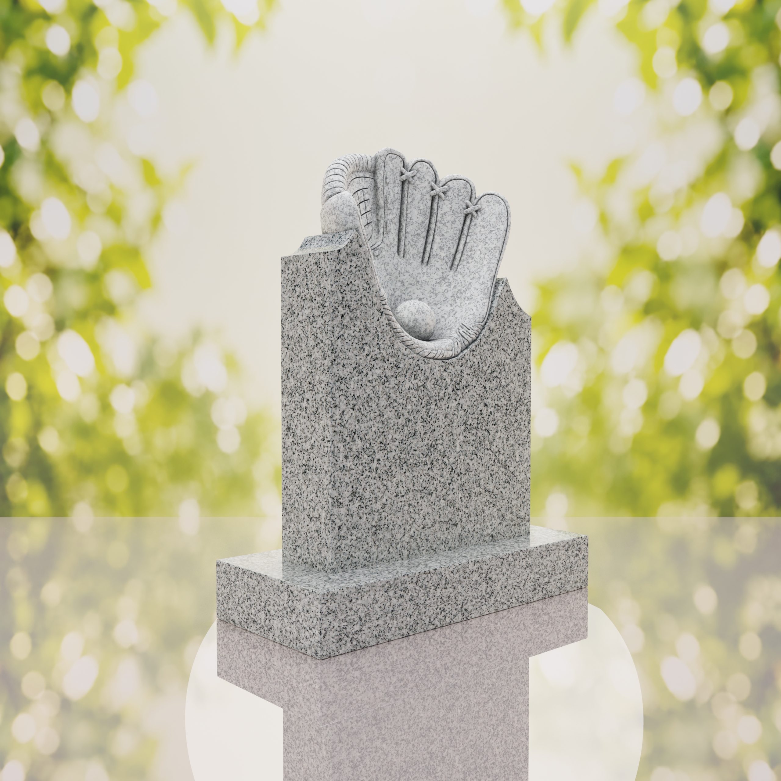Baseball Glove Headstone thumbnail 8