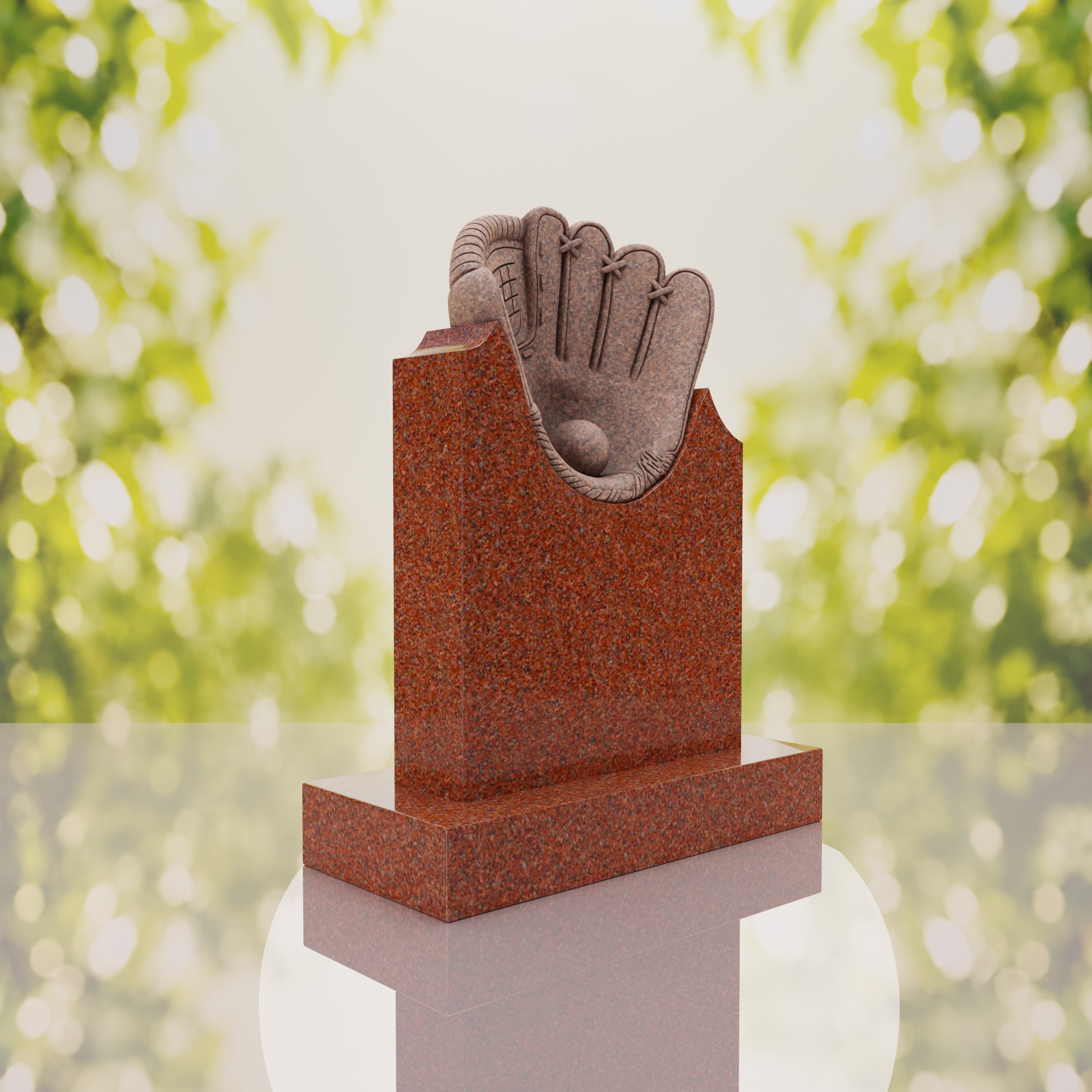 Baseball Glove Headstone thumbnail 14