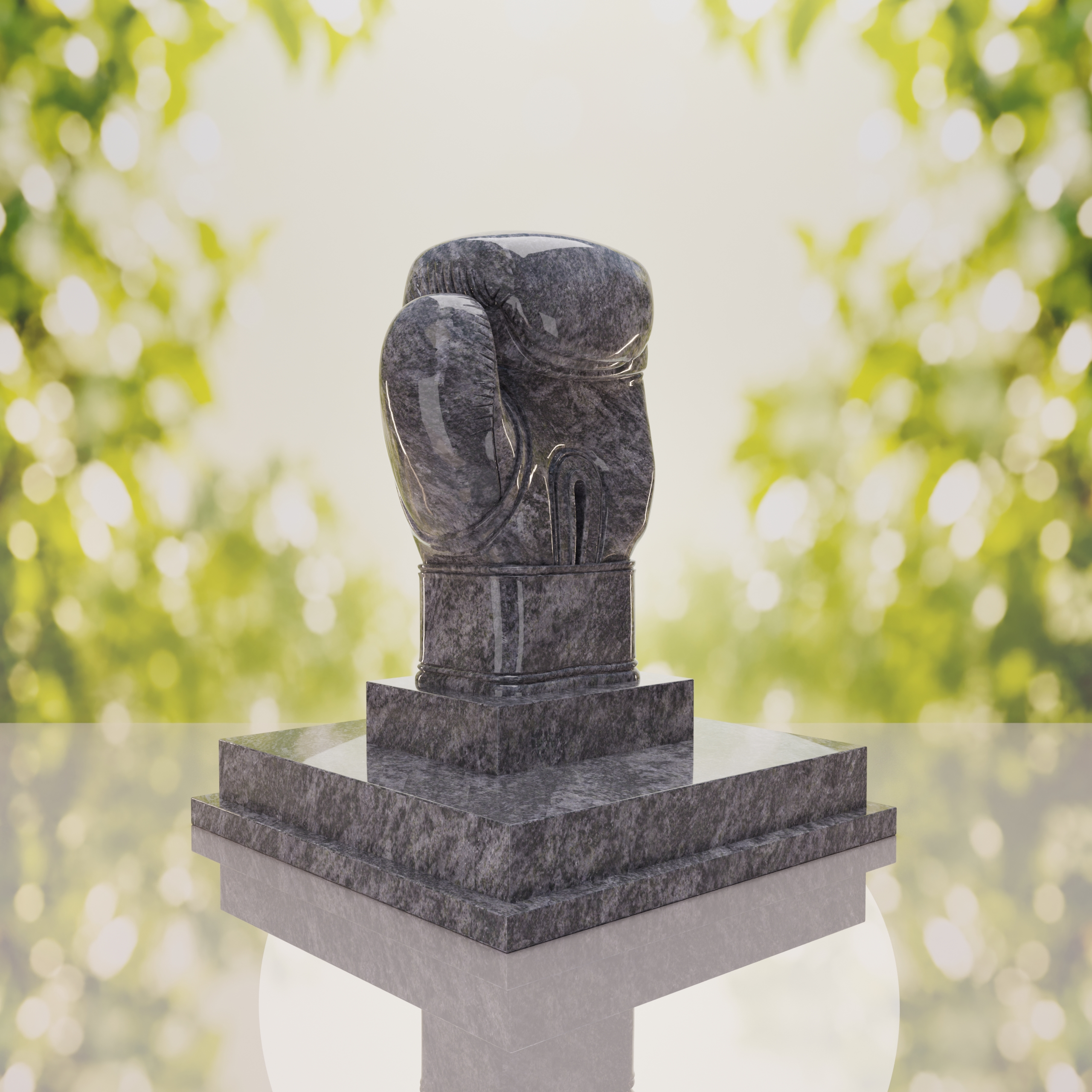 Boxing Glove Headstone thumbnail 2