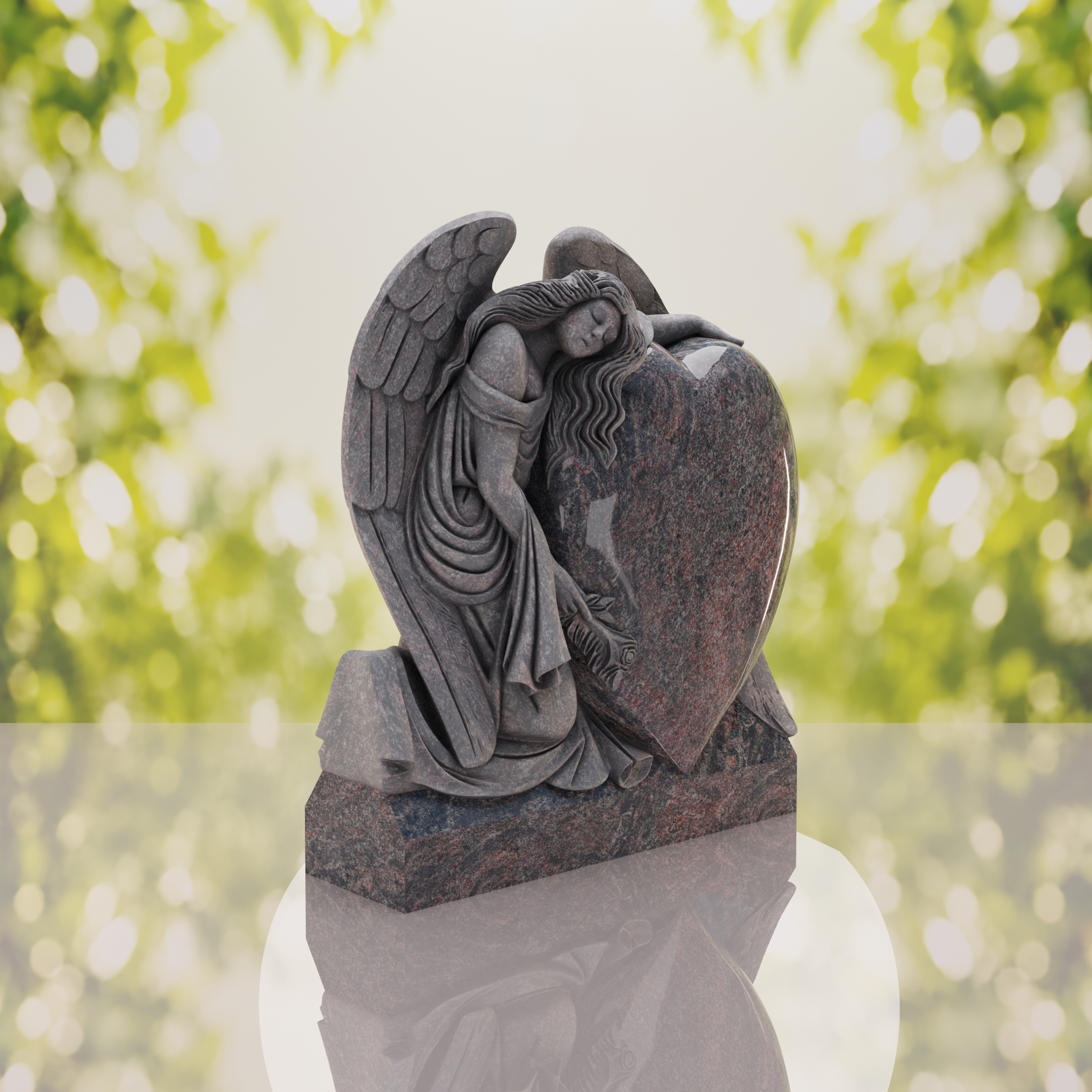 Guardian Angel Heart Memorial thumbnail 4