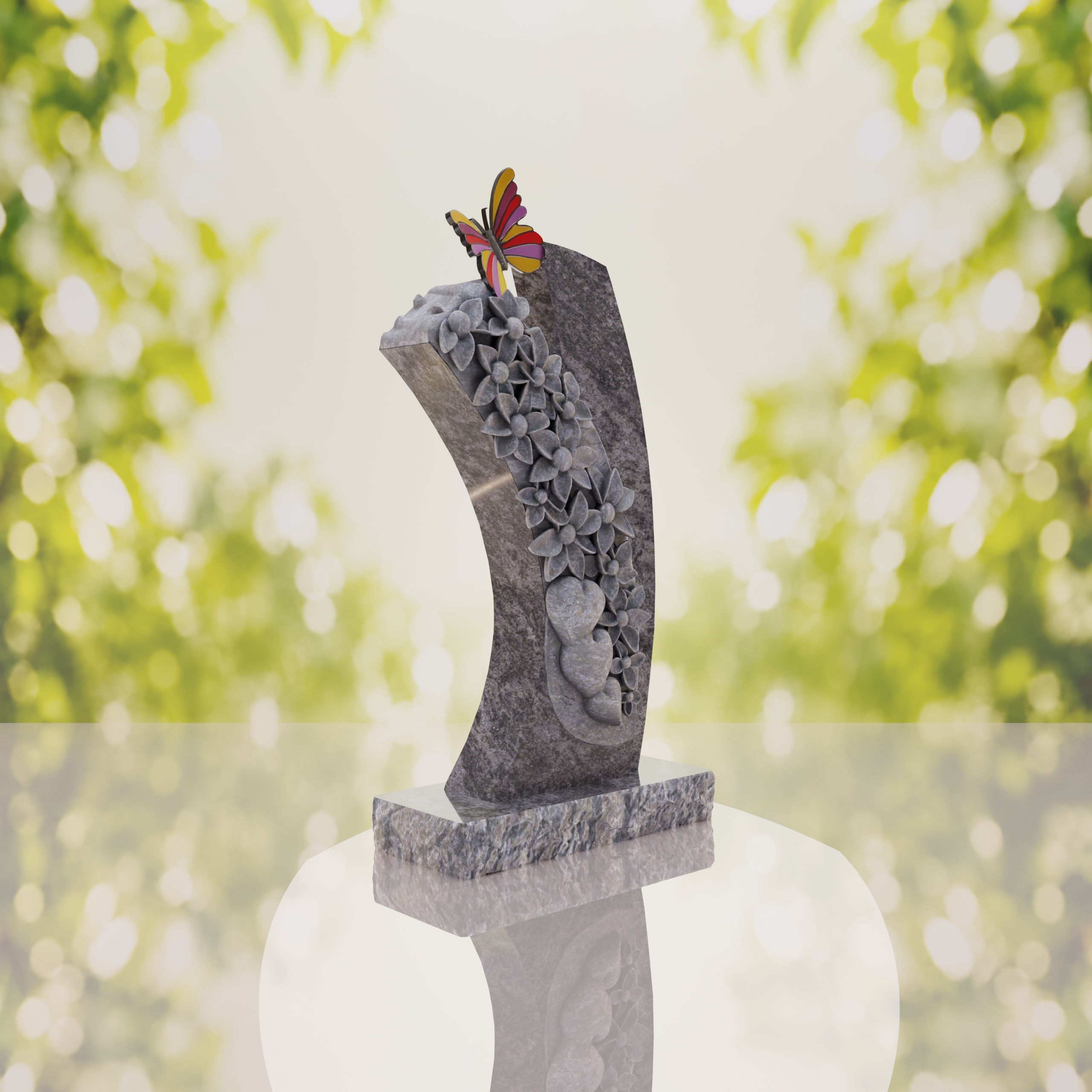 Butterfly Child Headstone thumbnail 2