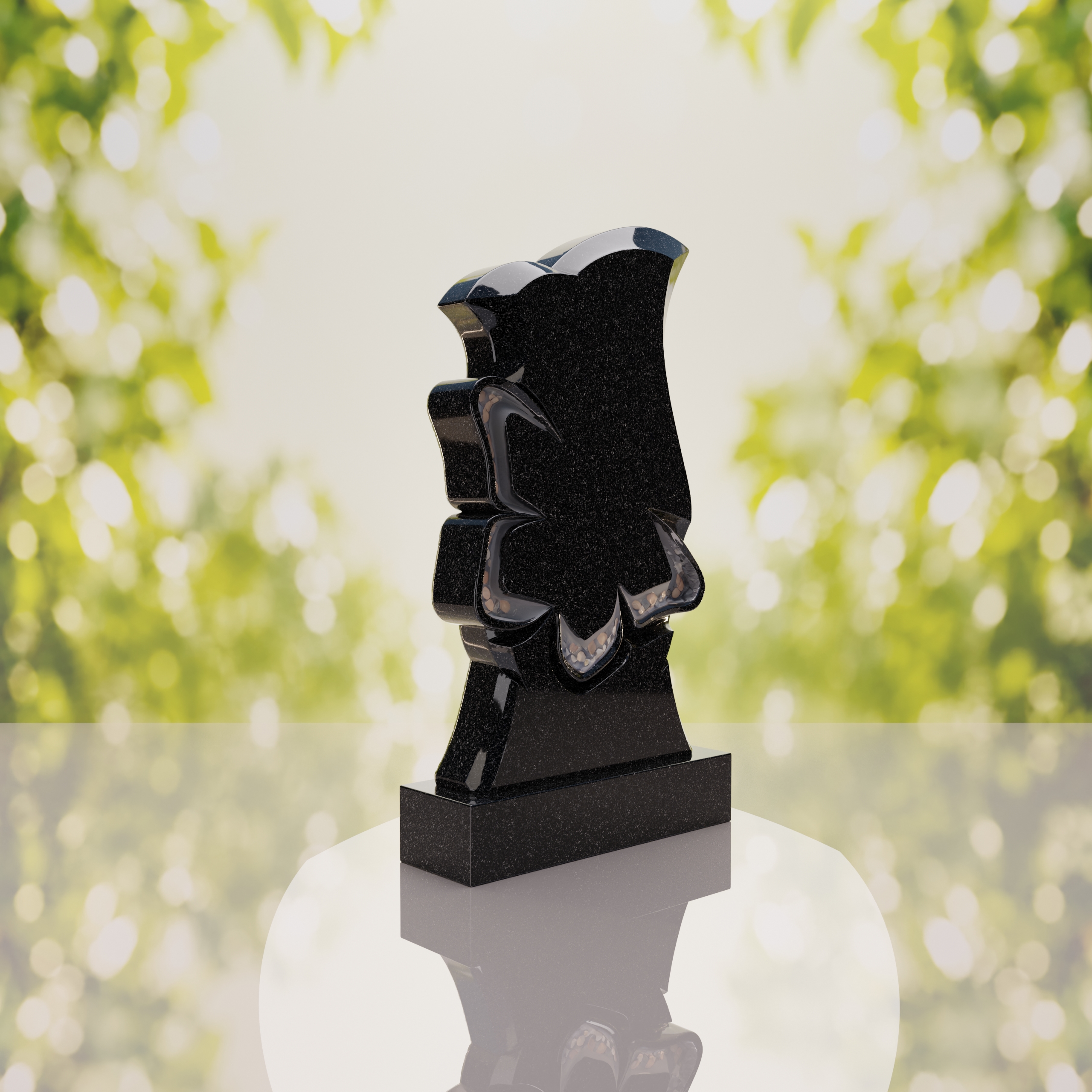 Floral Butterfly Child Headstone thumbnail 10