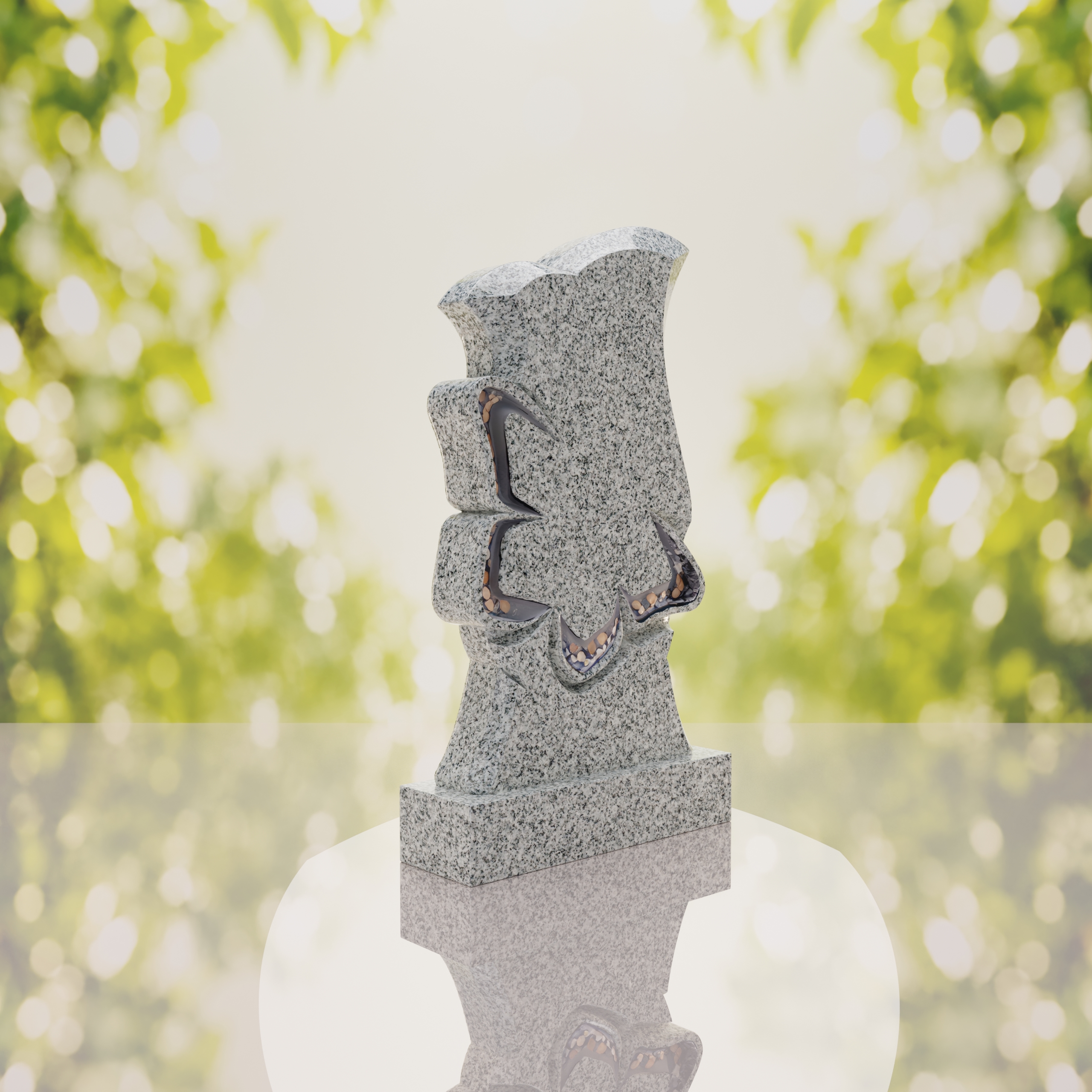 Floral Butterfly Child Headstone thumbnail 7