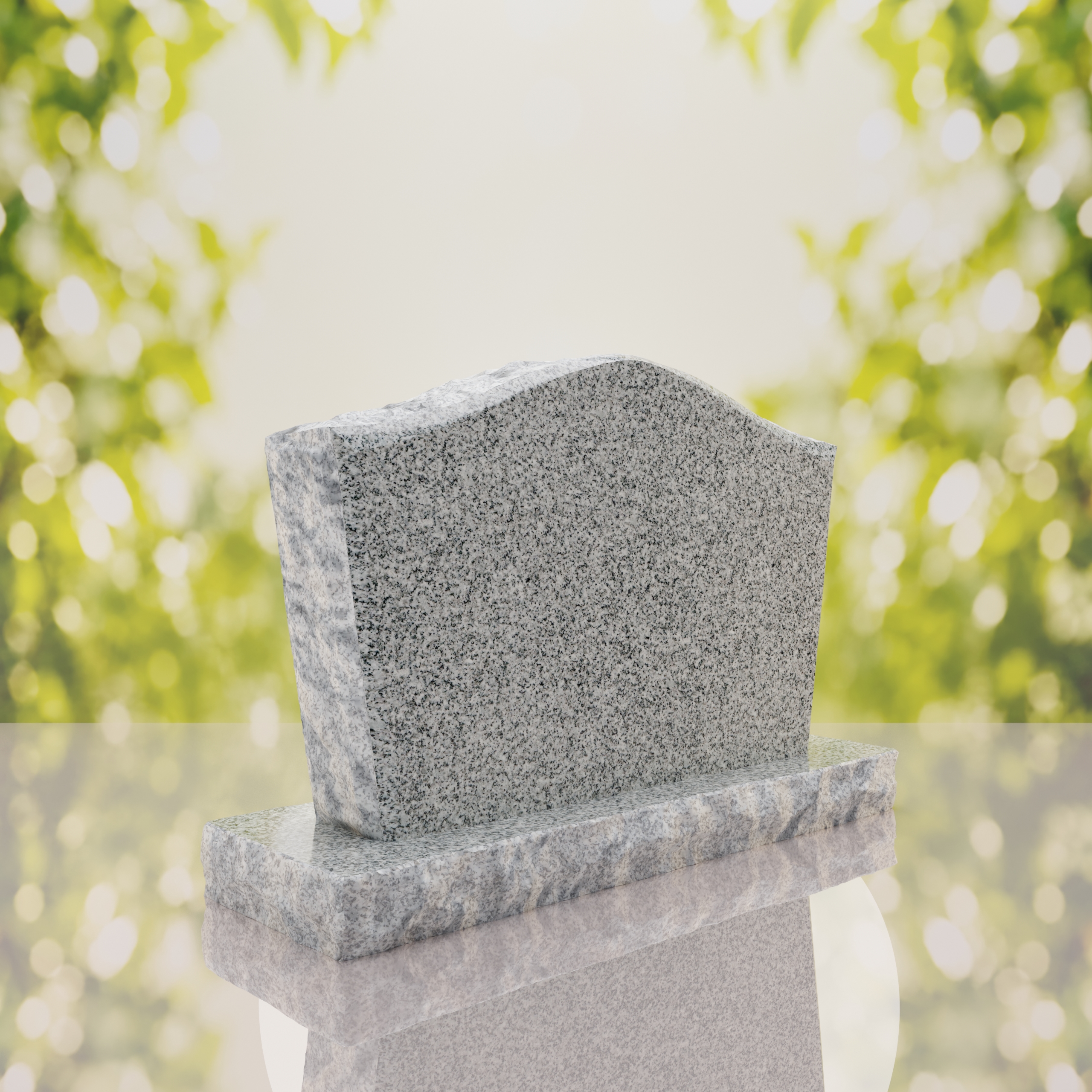 Serpentine Upright Granite Headstone thumbnail 8