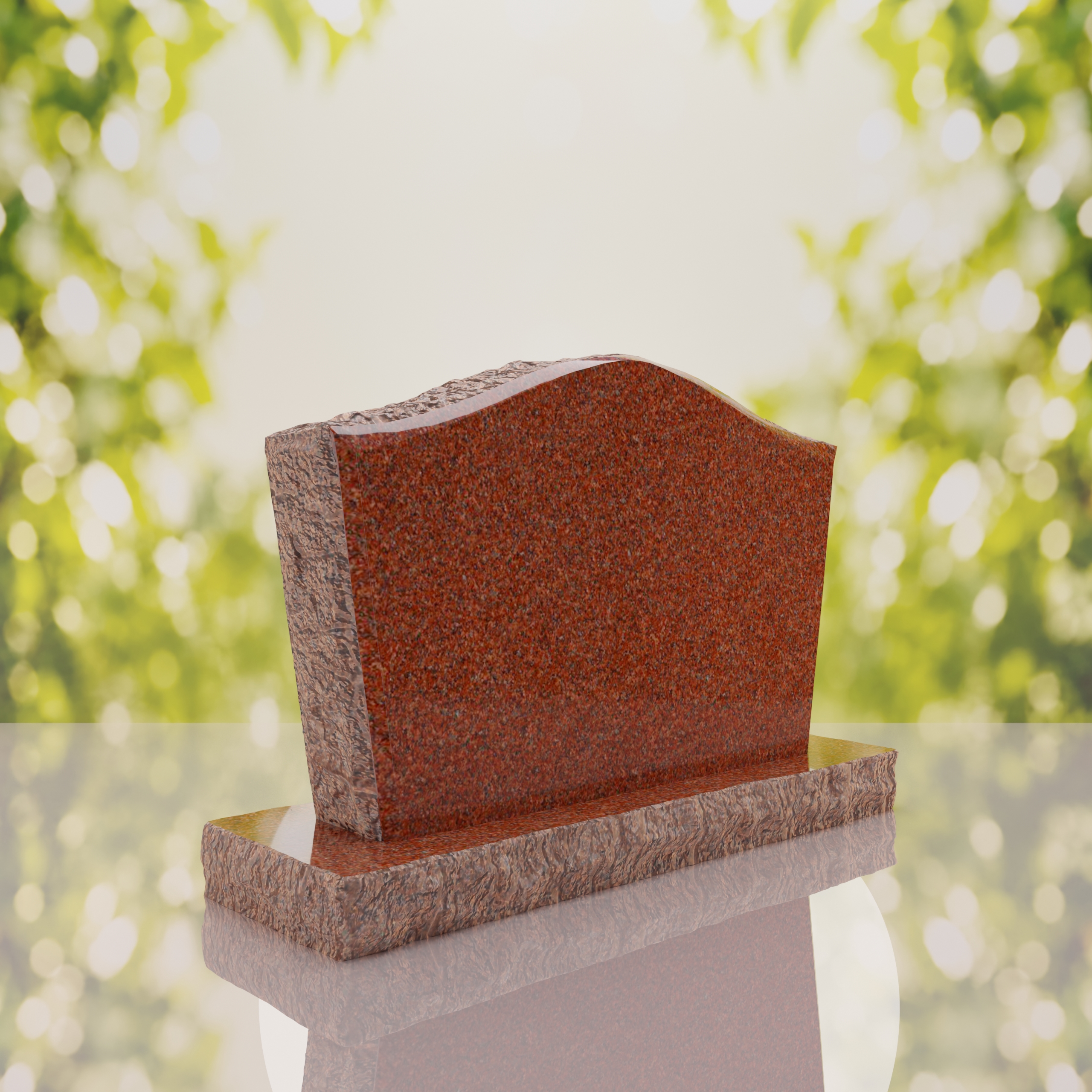 Serpentine Upright Granite Headstone thumbnail 14