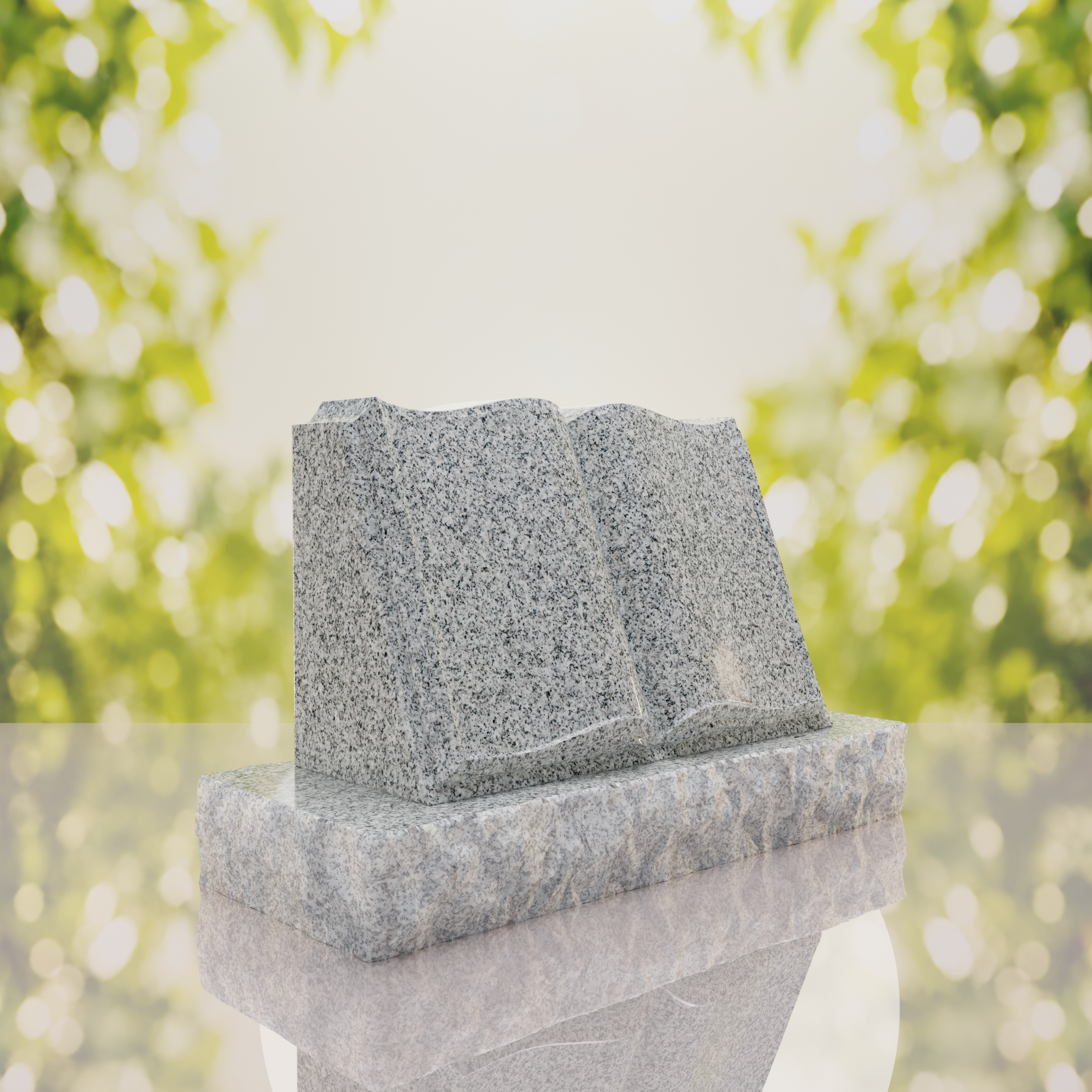 Book Slant Headstone thumbnail 8