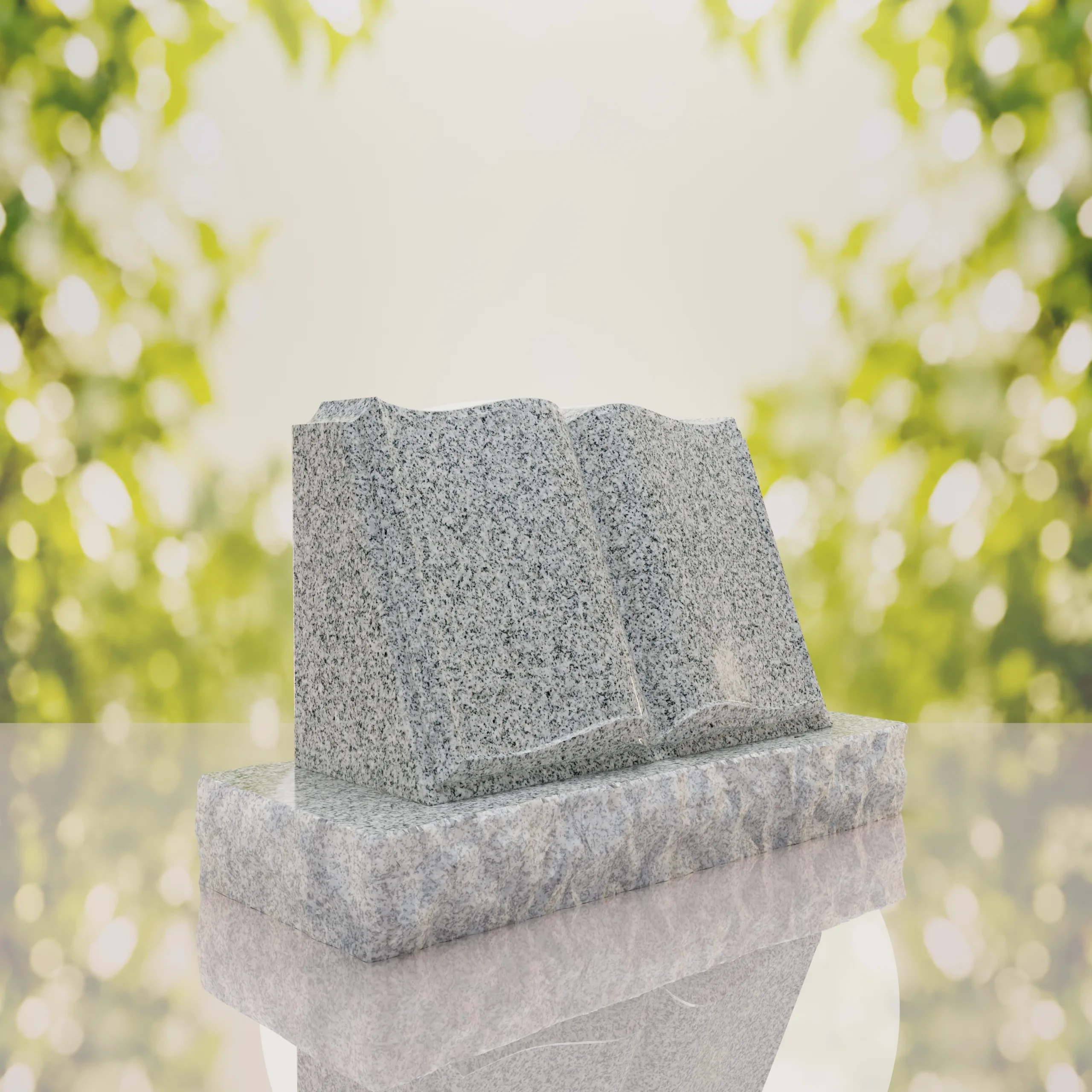 Book Slant Headstone thumbnail 8