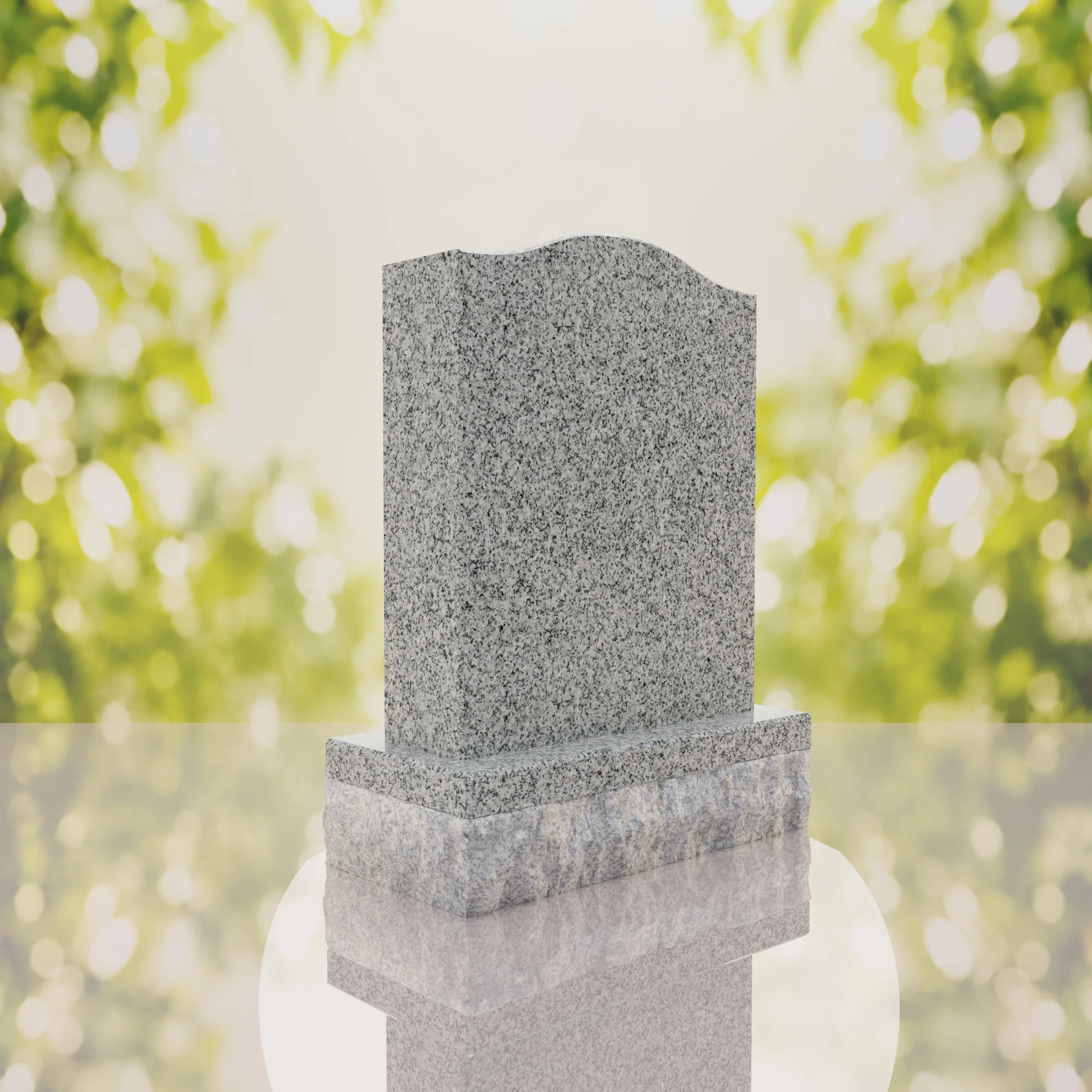 Serp Top Upright Headstone thumbnail 9