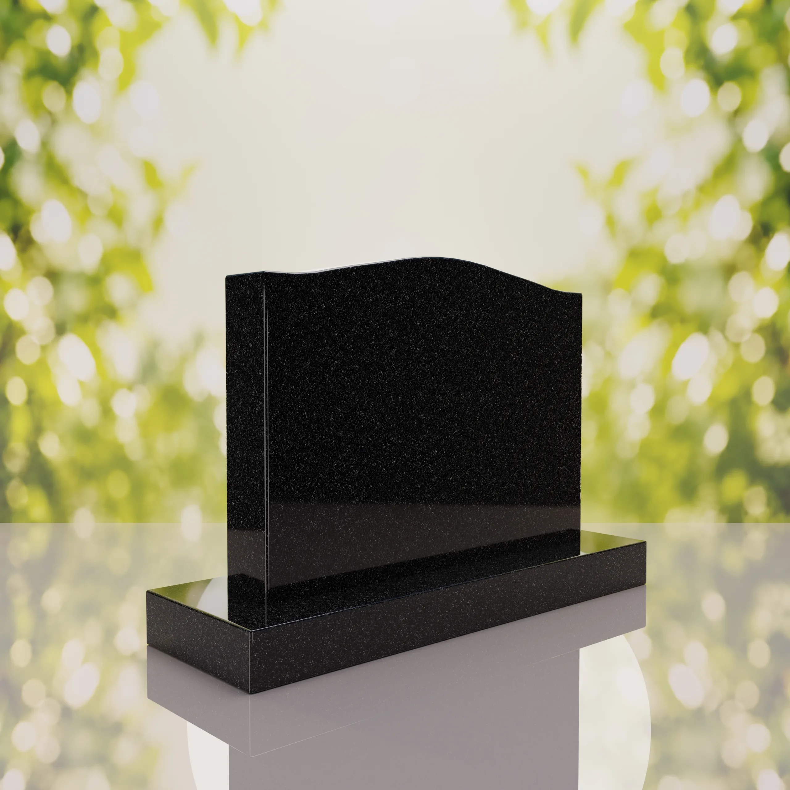 Serpentine Upright Headstone thumbnail 11