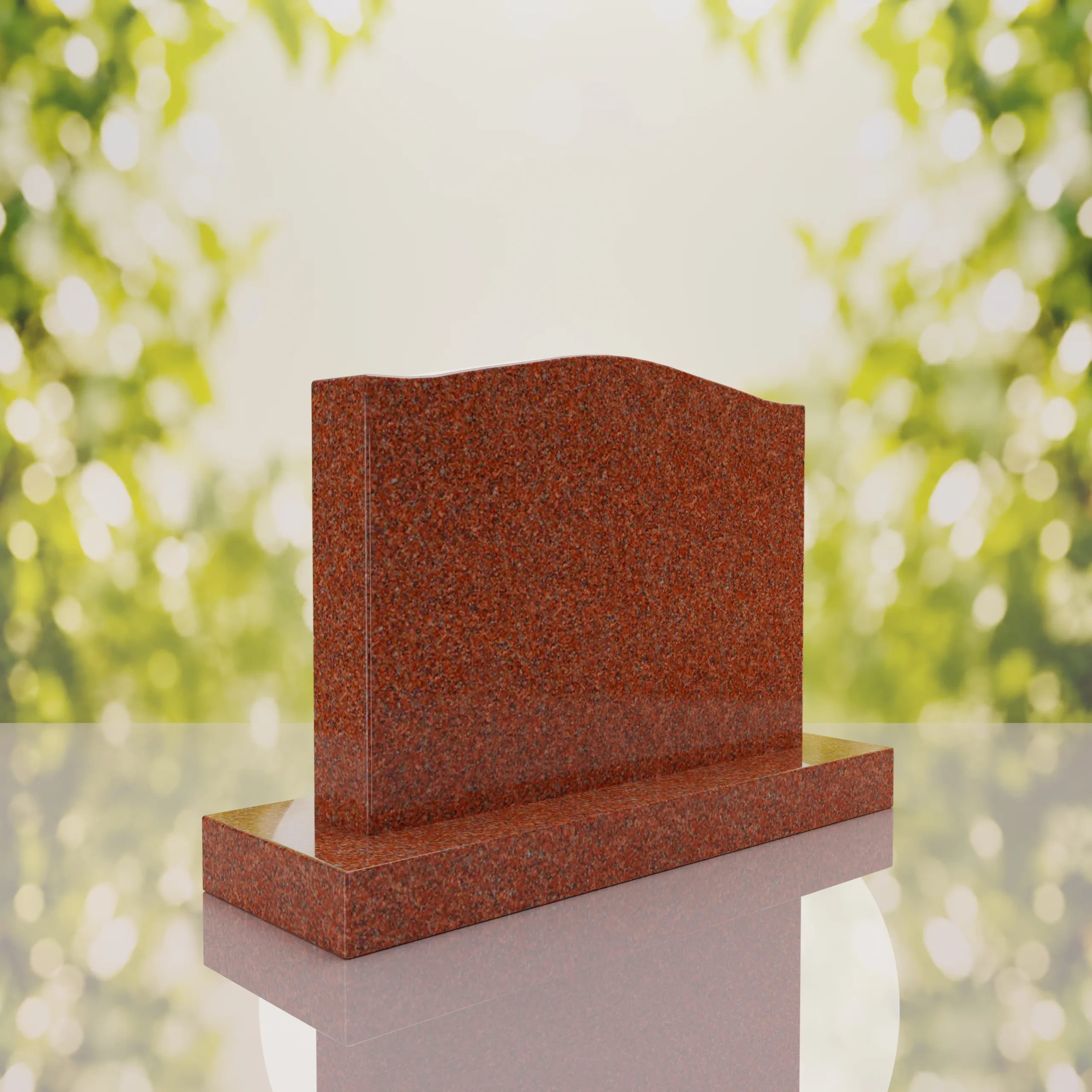 Serpentine Upright Headstone thumbnail 14