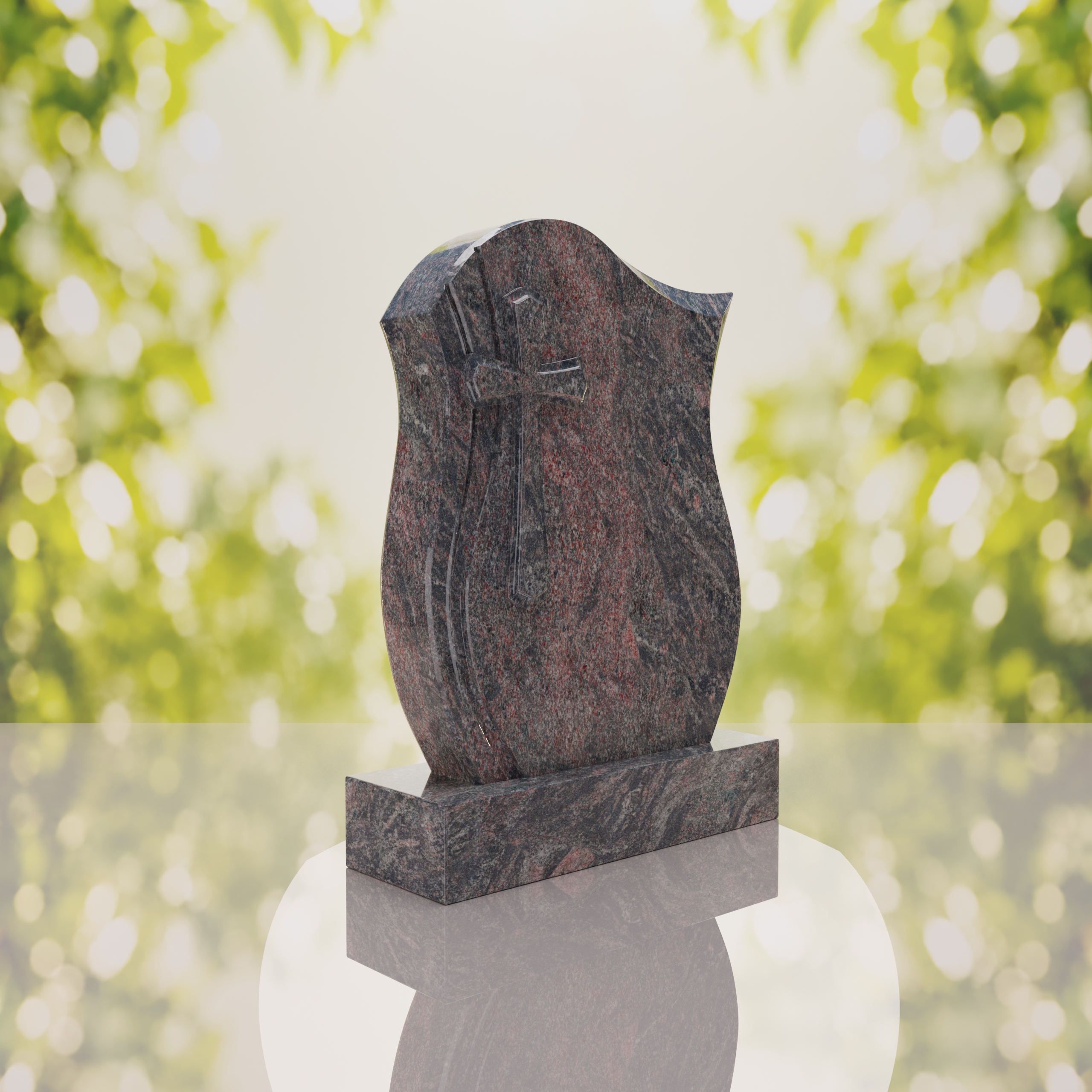 Flowing Cross Memorial Monument thumbnail 5
