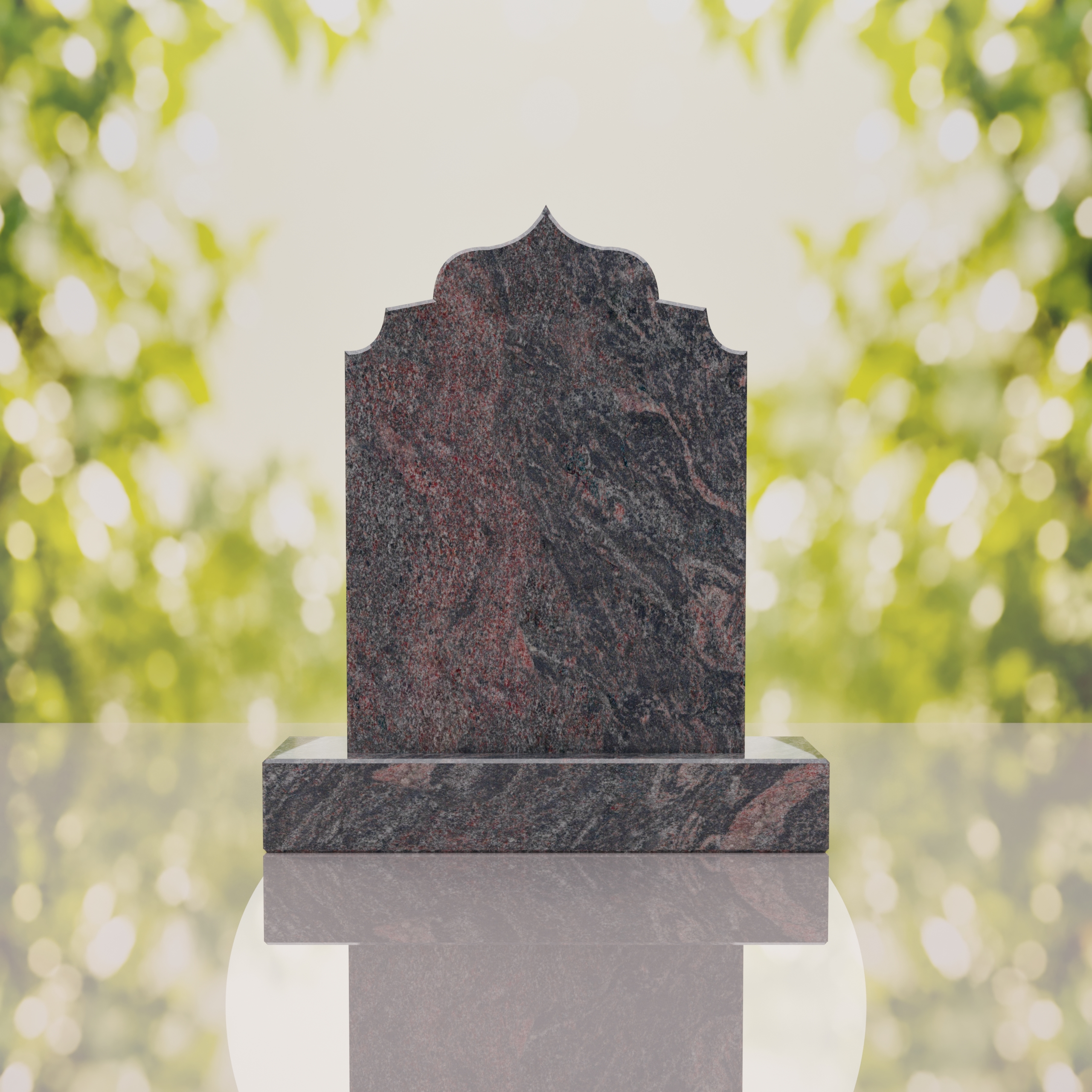 Heritage Islamic Granite Headstone thumbnail 3