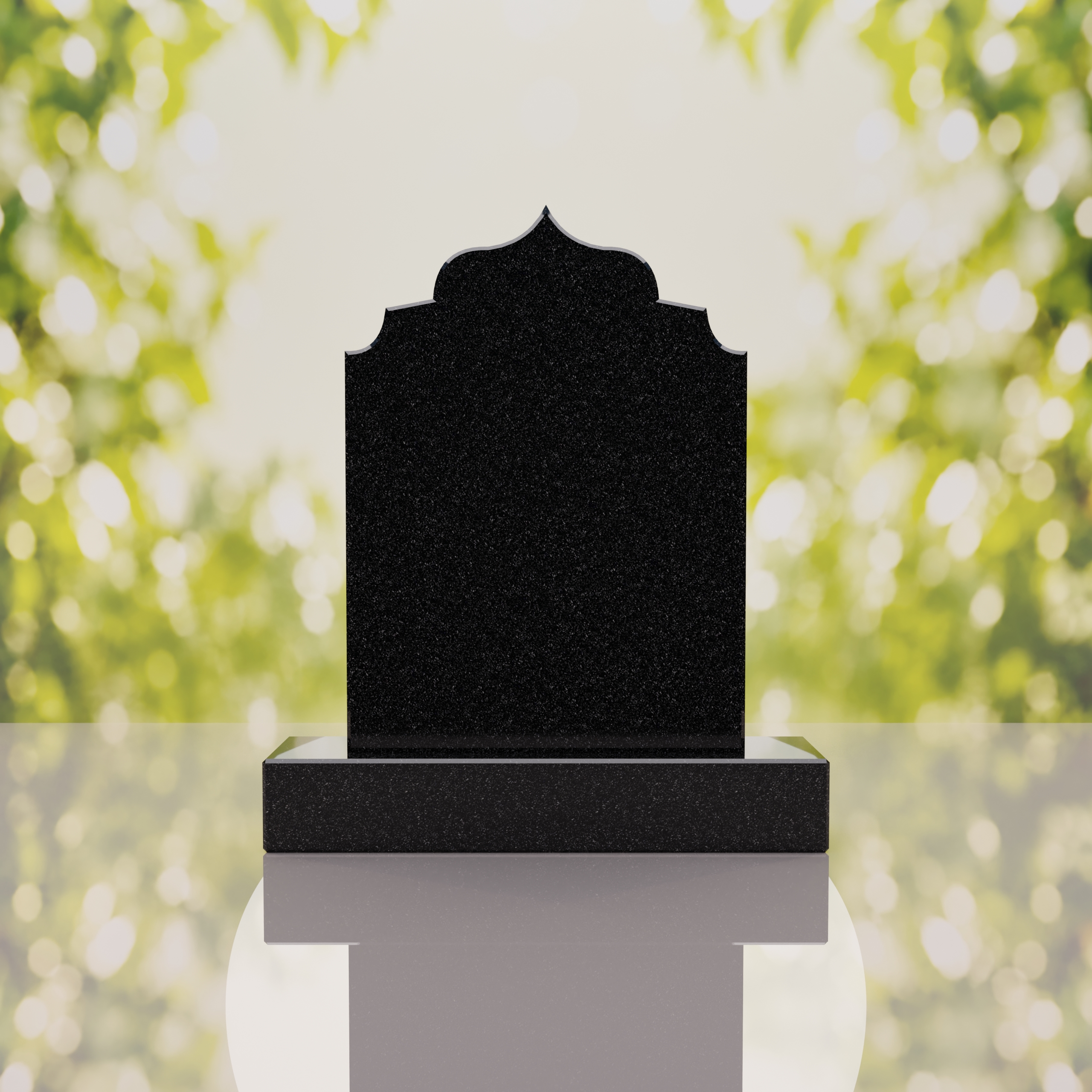 Heritage Islamic Granite Headstone thumbnail 11