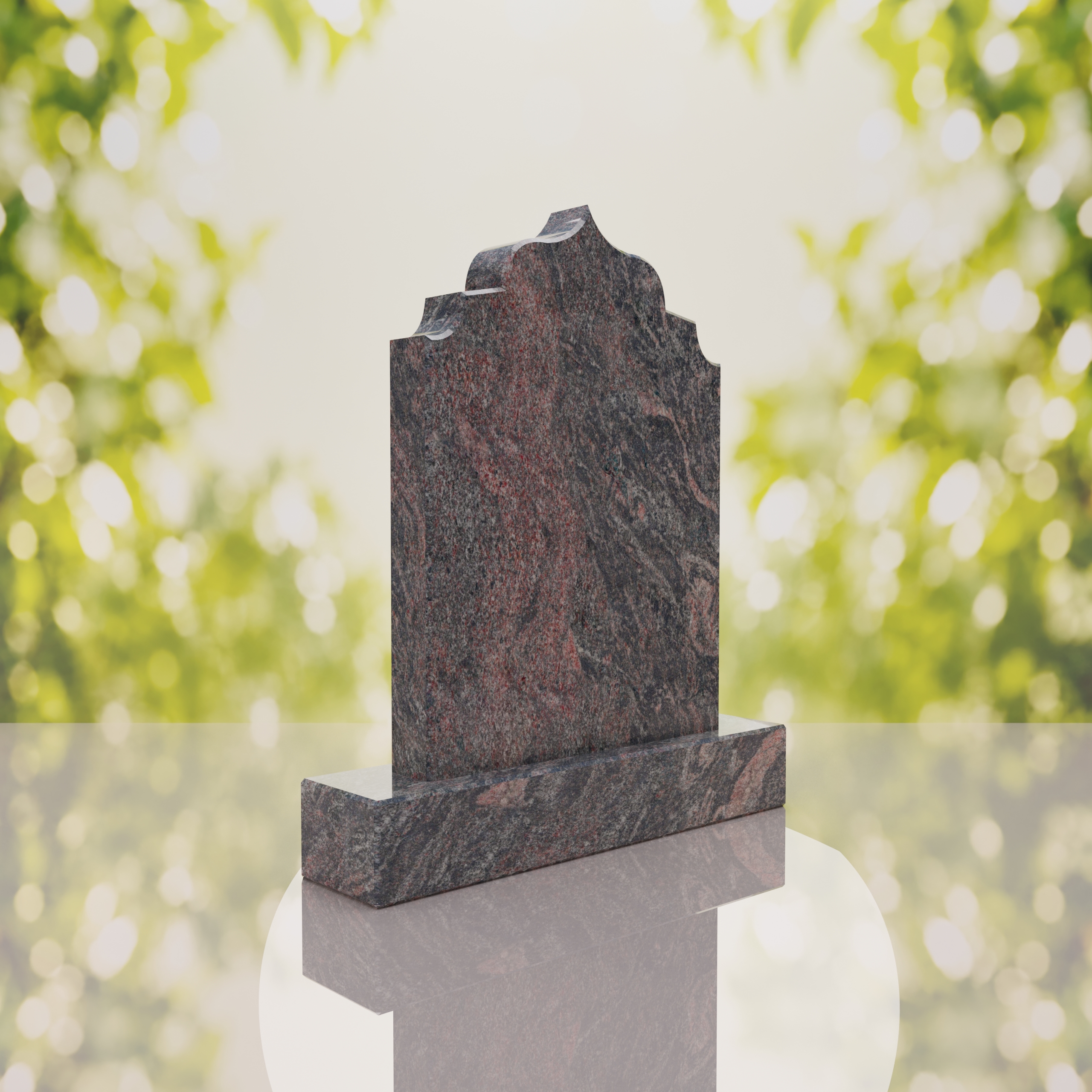 Heritage Islamic Granite Headstone thumbnail 2