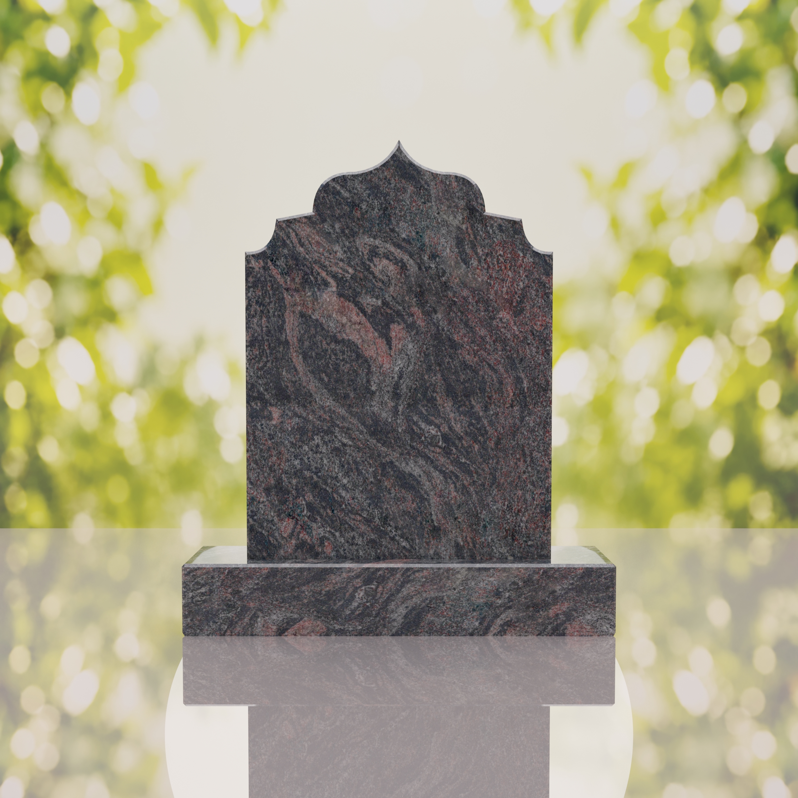 Heritage Islamic Granite Headstone thumbnail 4