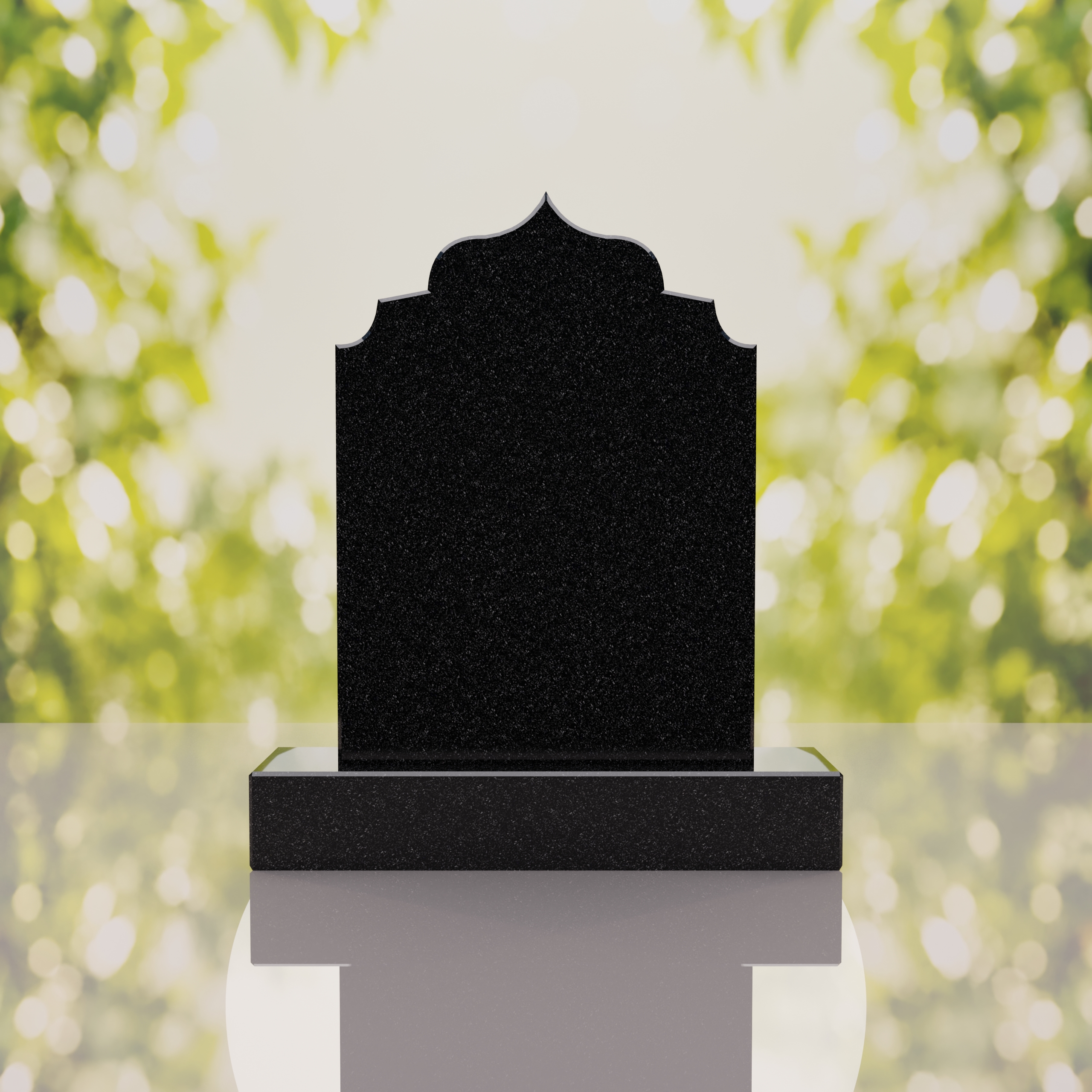 Heritage Islamic Granite Headstone thumbnail 12