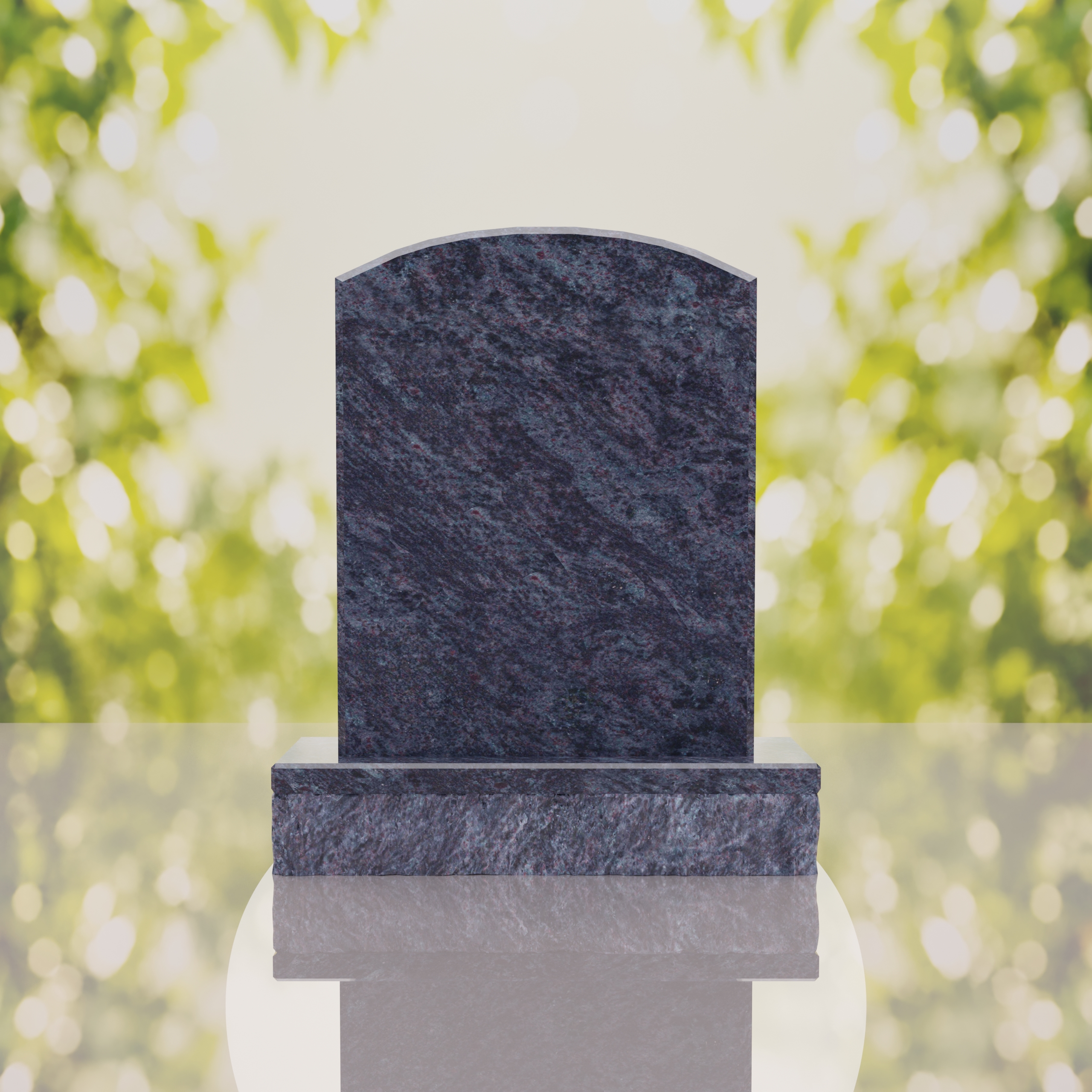 Star of David Granite Headstone thumbnail 3