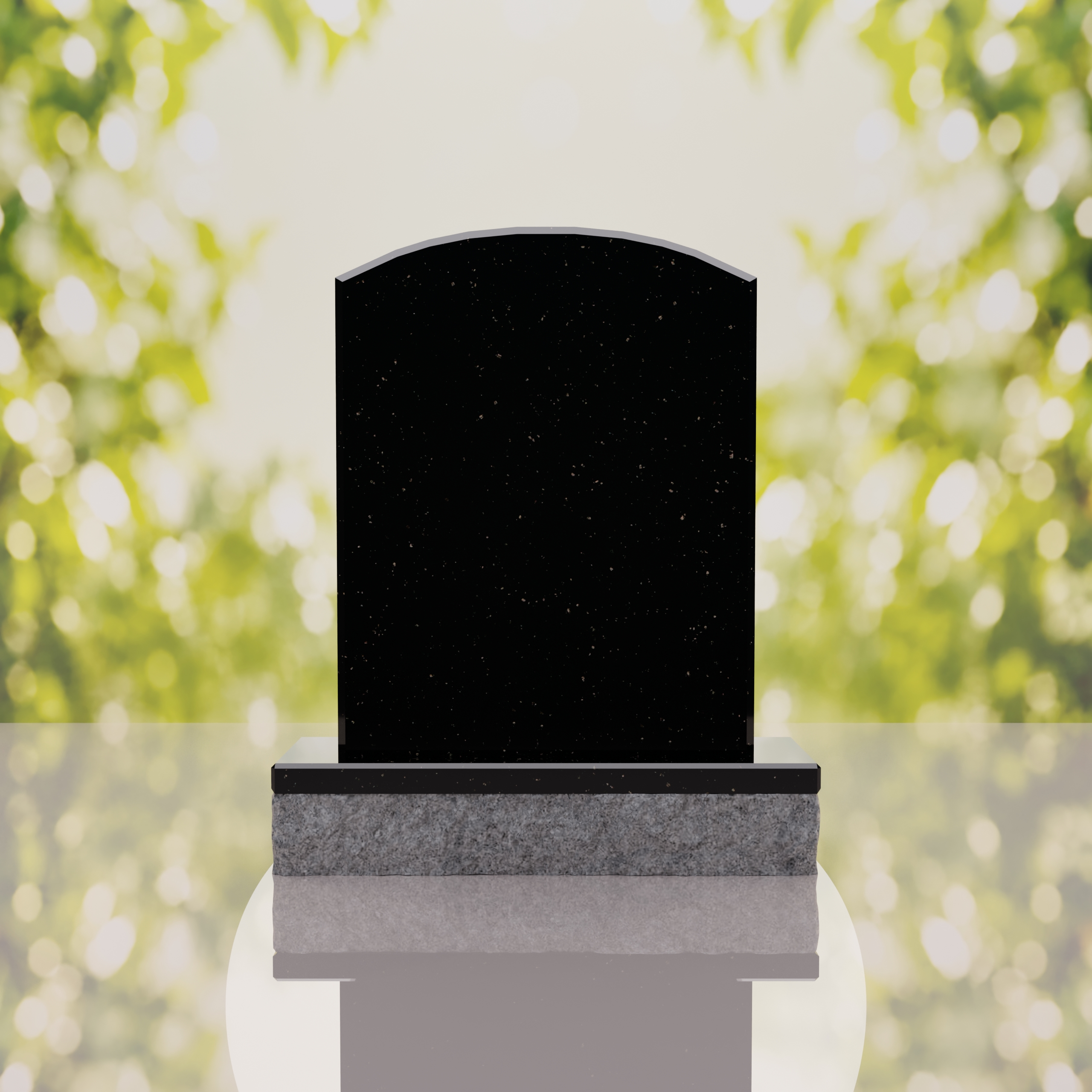 Star of David Granite Headstone thumbnail 9
