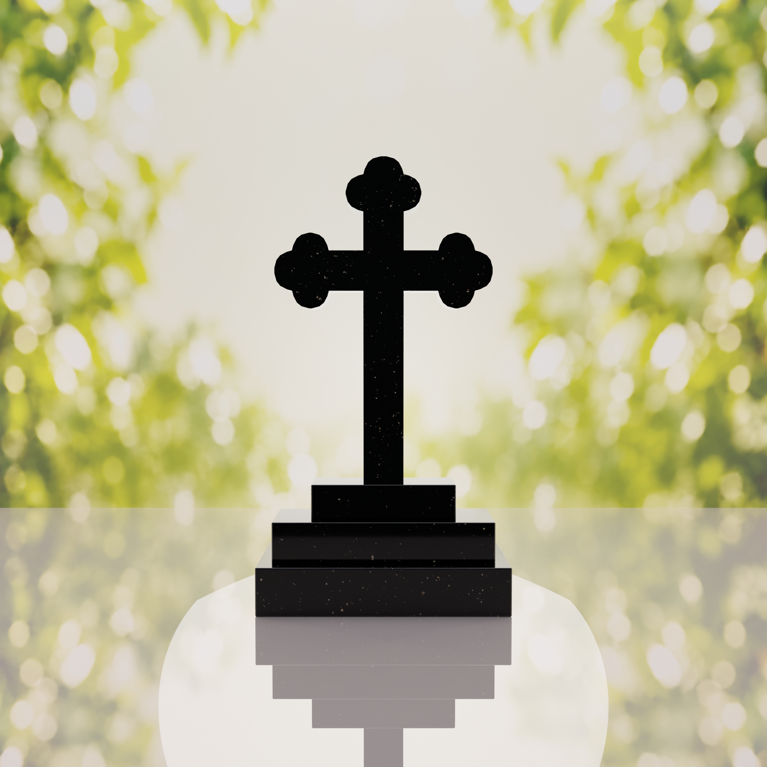 Traditional Christian Granite Cross Memorial thumbnail 15