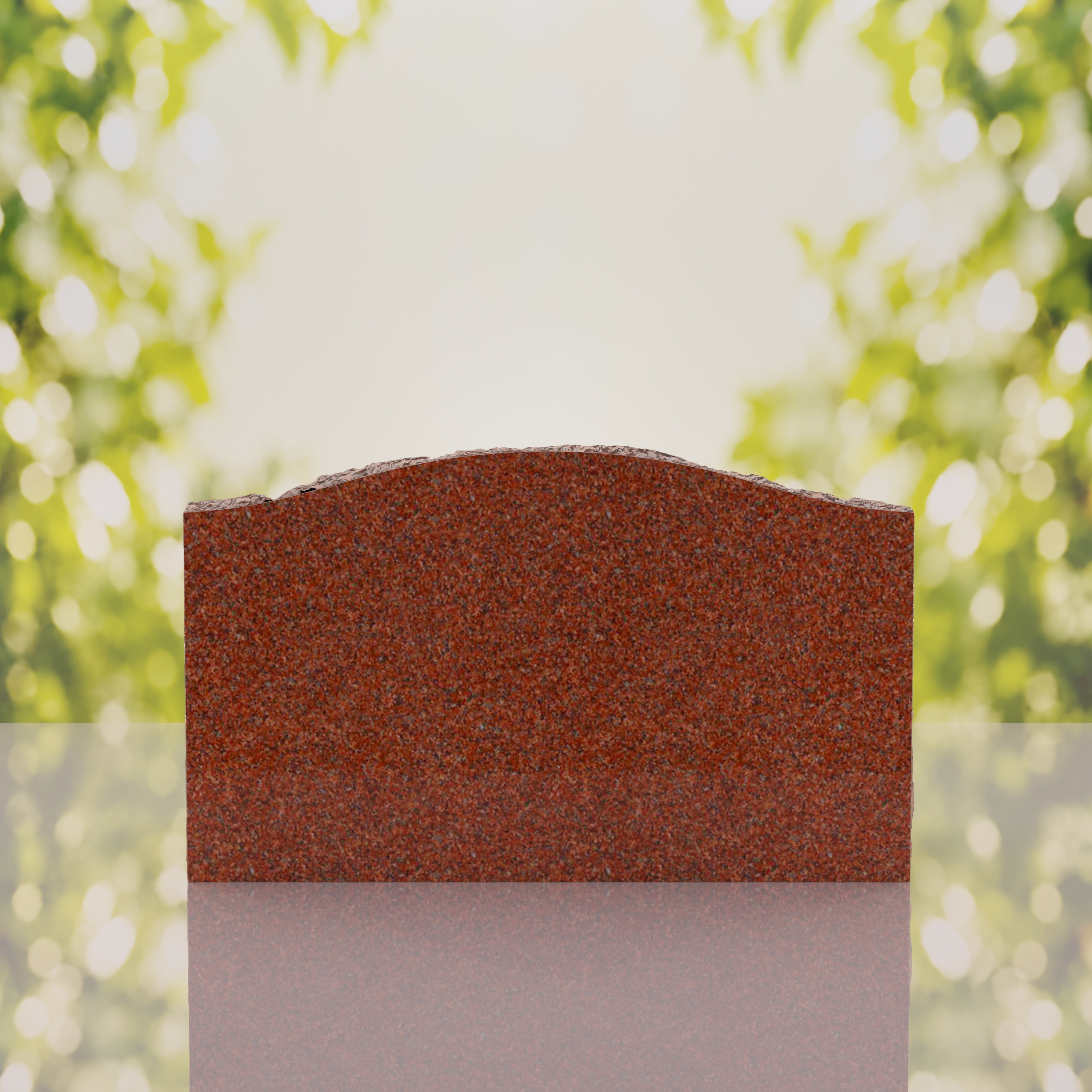 Serpentine Top Slant Granite Headstone thumbnail 3