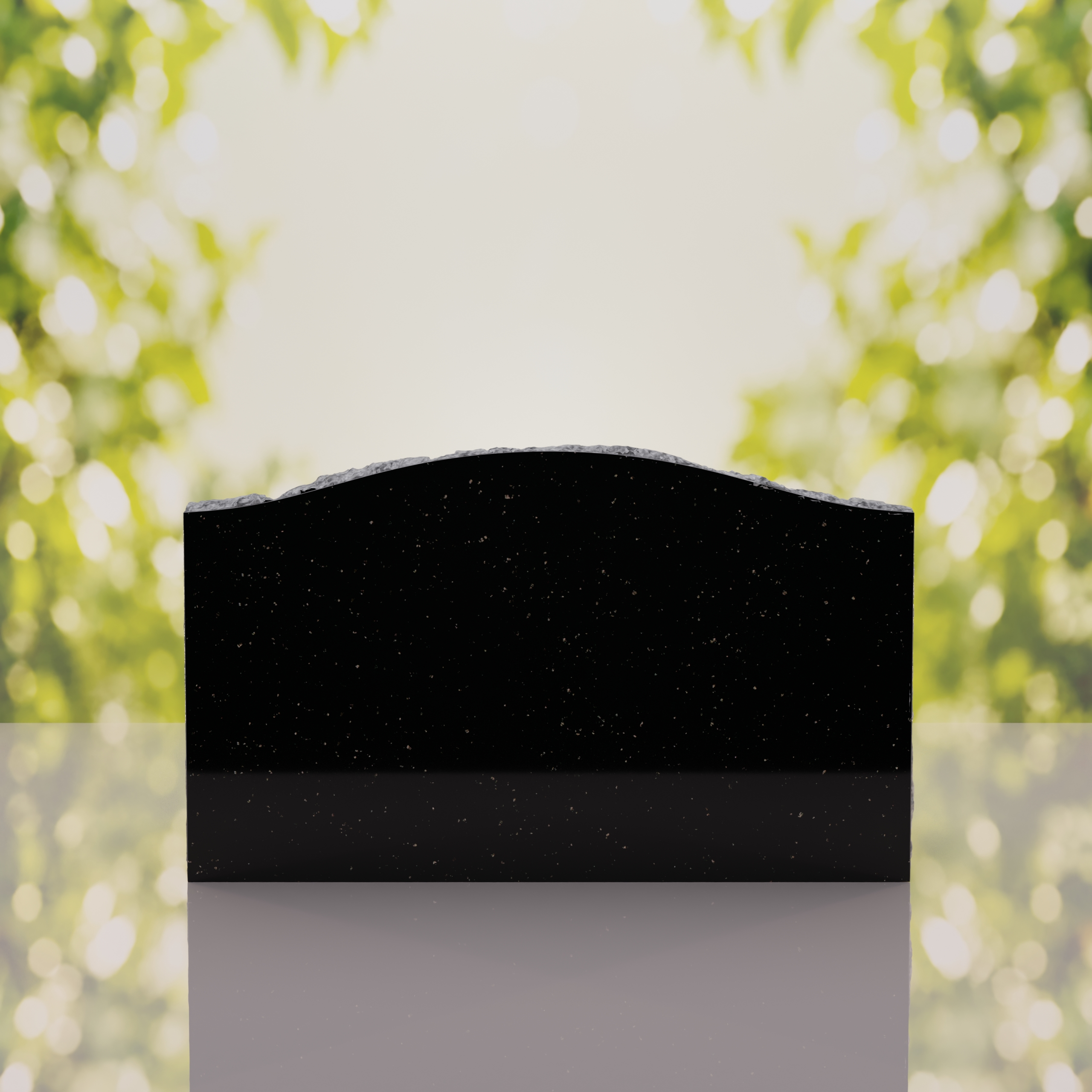 Serpentine Top Slant Granite Headstone thumbnail 15