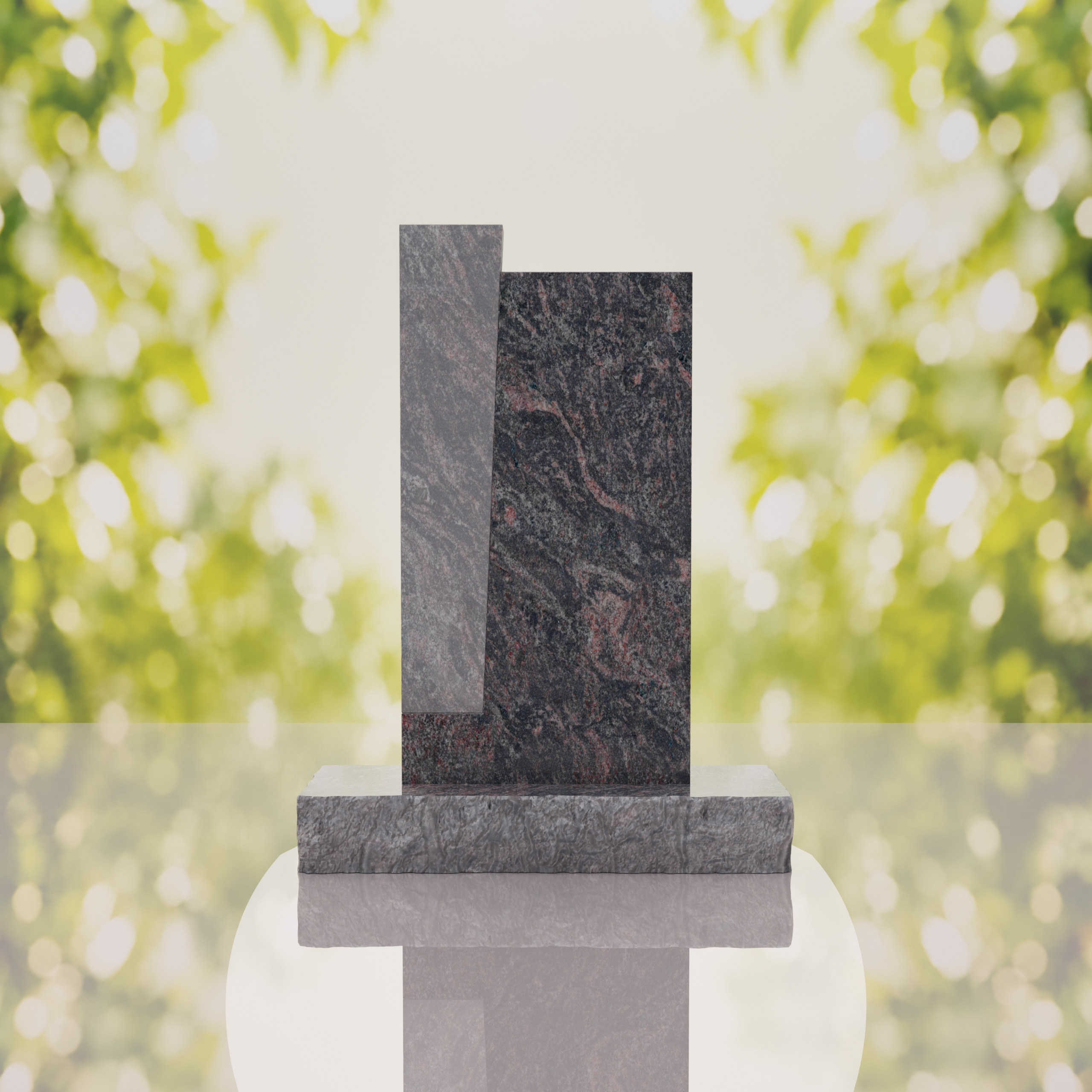 Modern Jewish Granite Memorial Headstone thumbnail 6