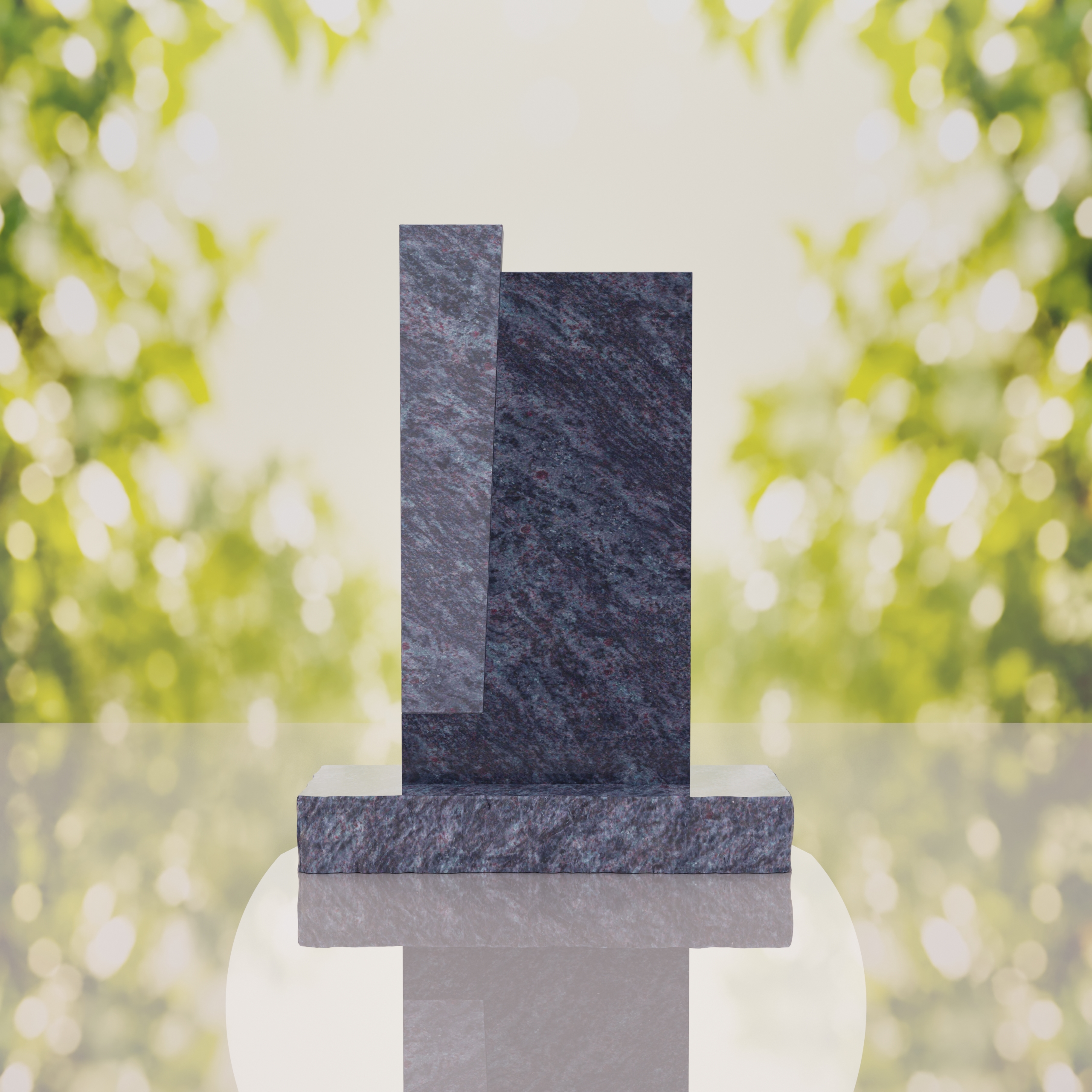 Modern Jewish Granite Memorial Headstone thumbnail 9